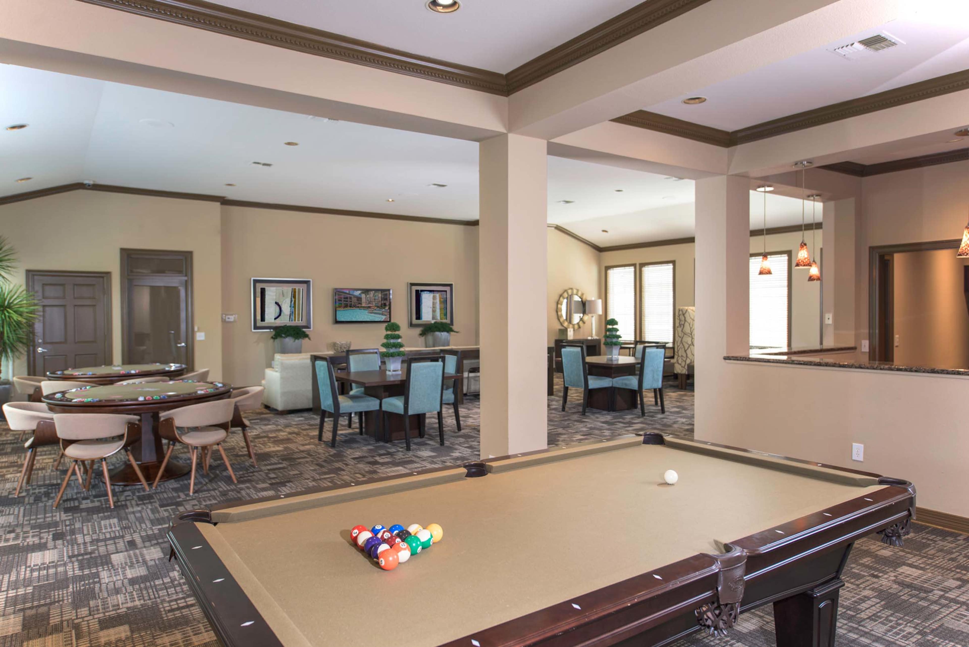 Spacious Event Space with Lounge Seating, Gourmet Kitchen, and Games for Entertaining - Greenway Image in Southwest Houston, Houston, TX