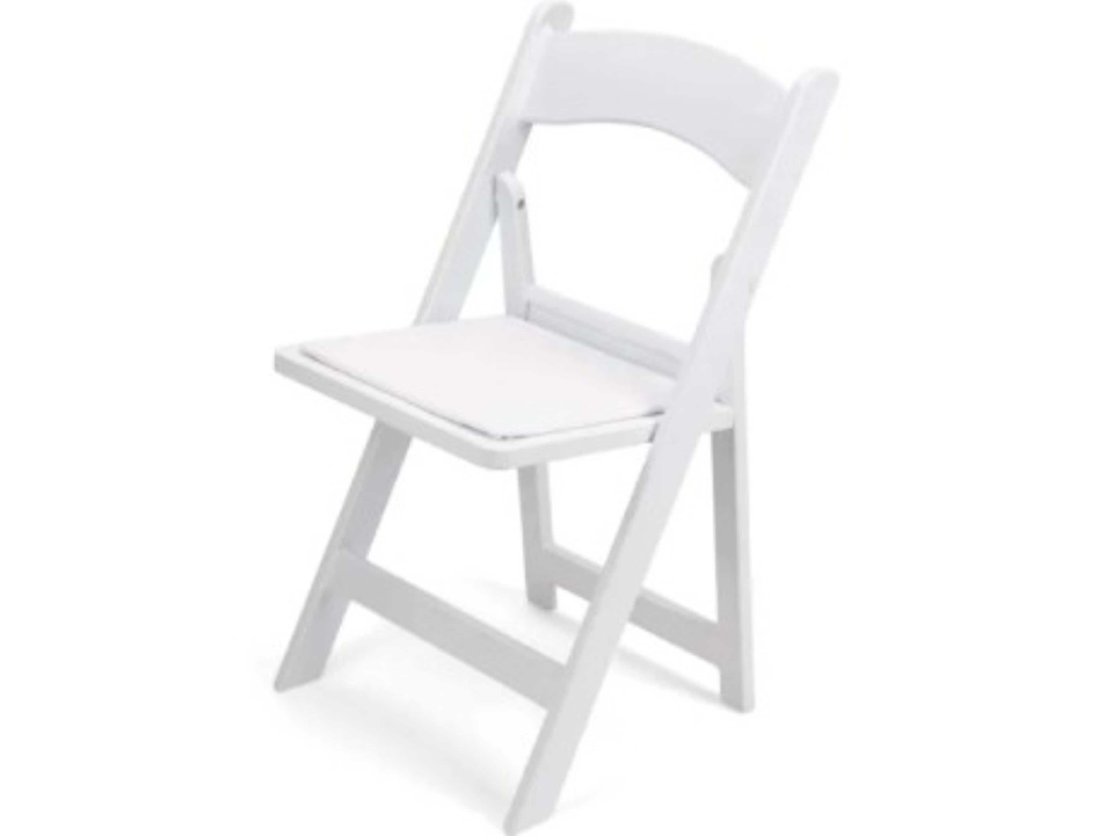 White Resin Chair
