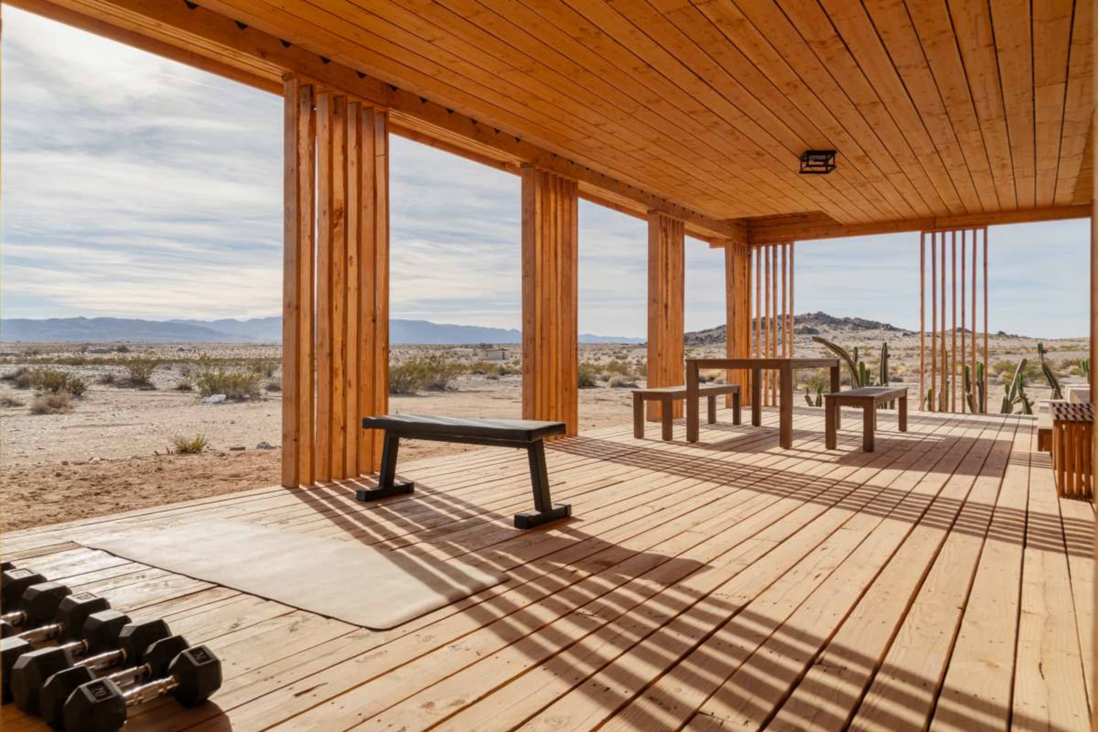 Cedar House at Nxwhere California Image in Wonder Valley, Twentynine Palms, CA