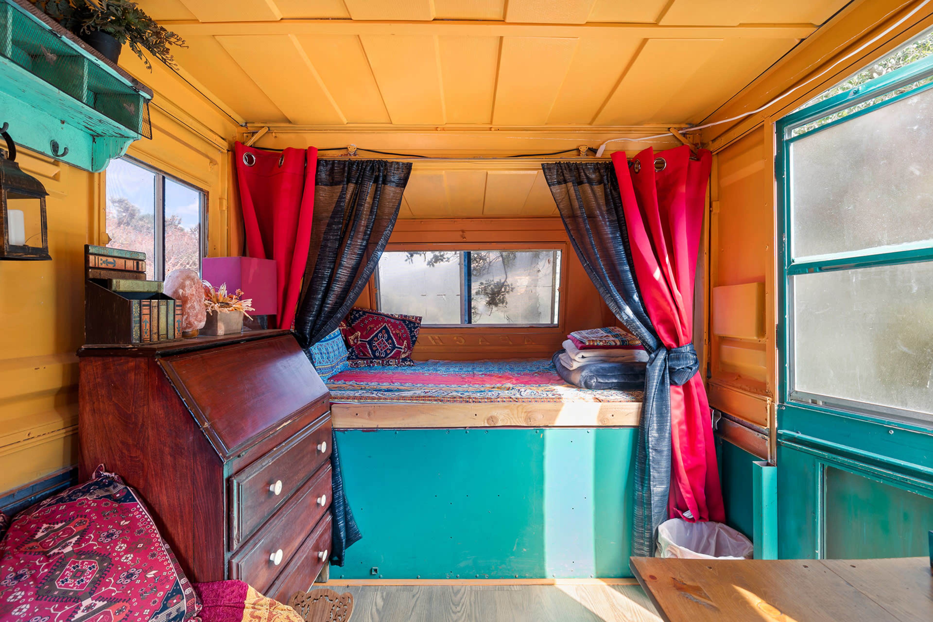 Boho Gypsy Trailer with Good Vibes & Great Views Image in Leona Valley, Leona Valley, CA