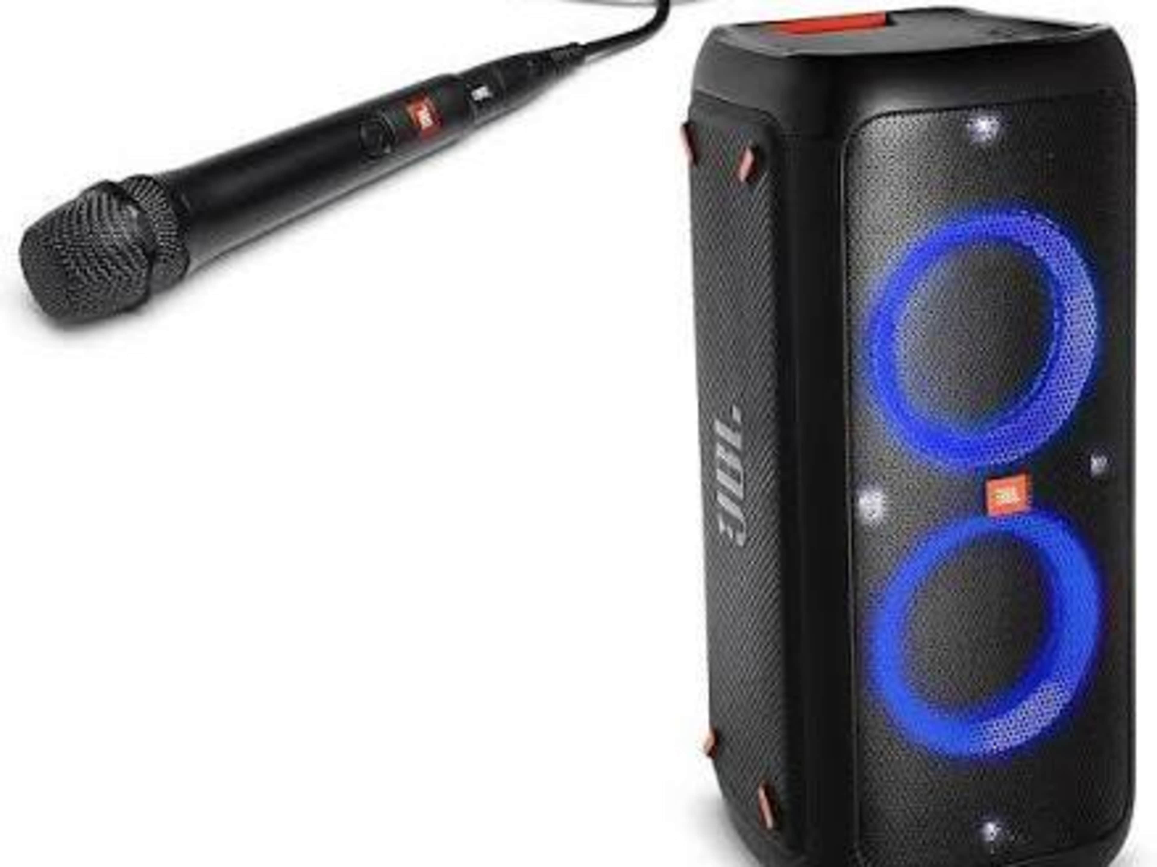 2 JBL PartyBox 310 & 2 Wireless Microphone
