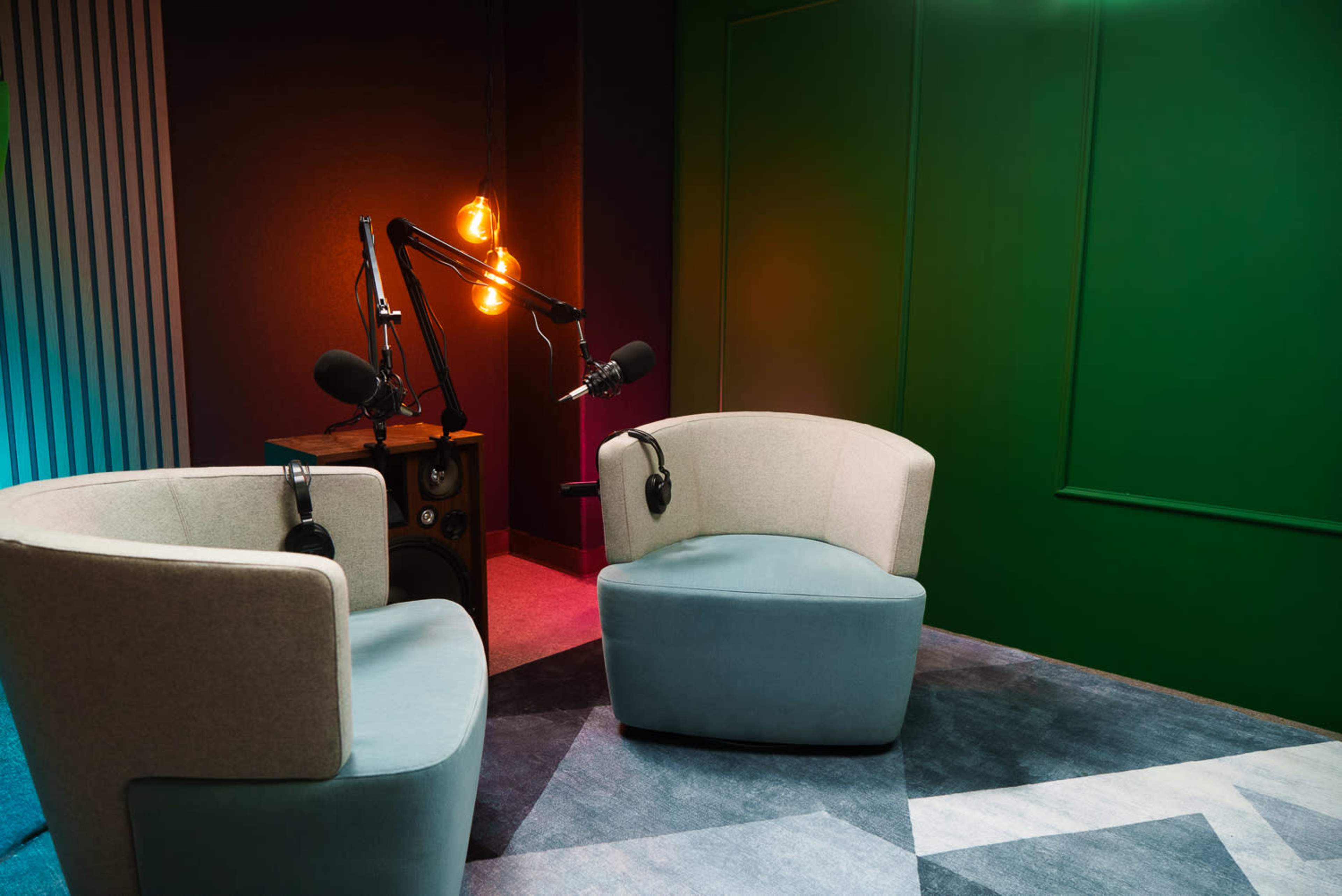 Two Person Podcast Room. Ultra Vibey. Image in Valley Forge, San Antonio, TX