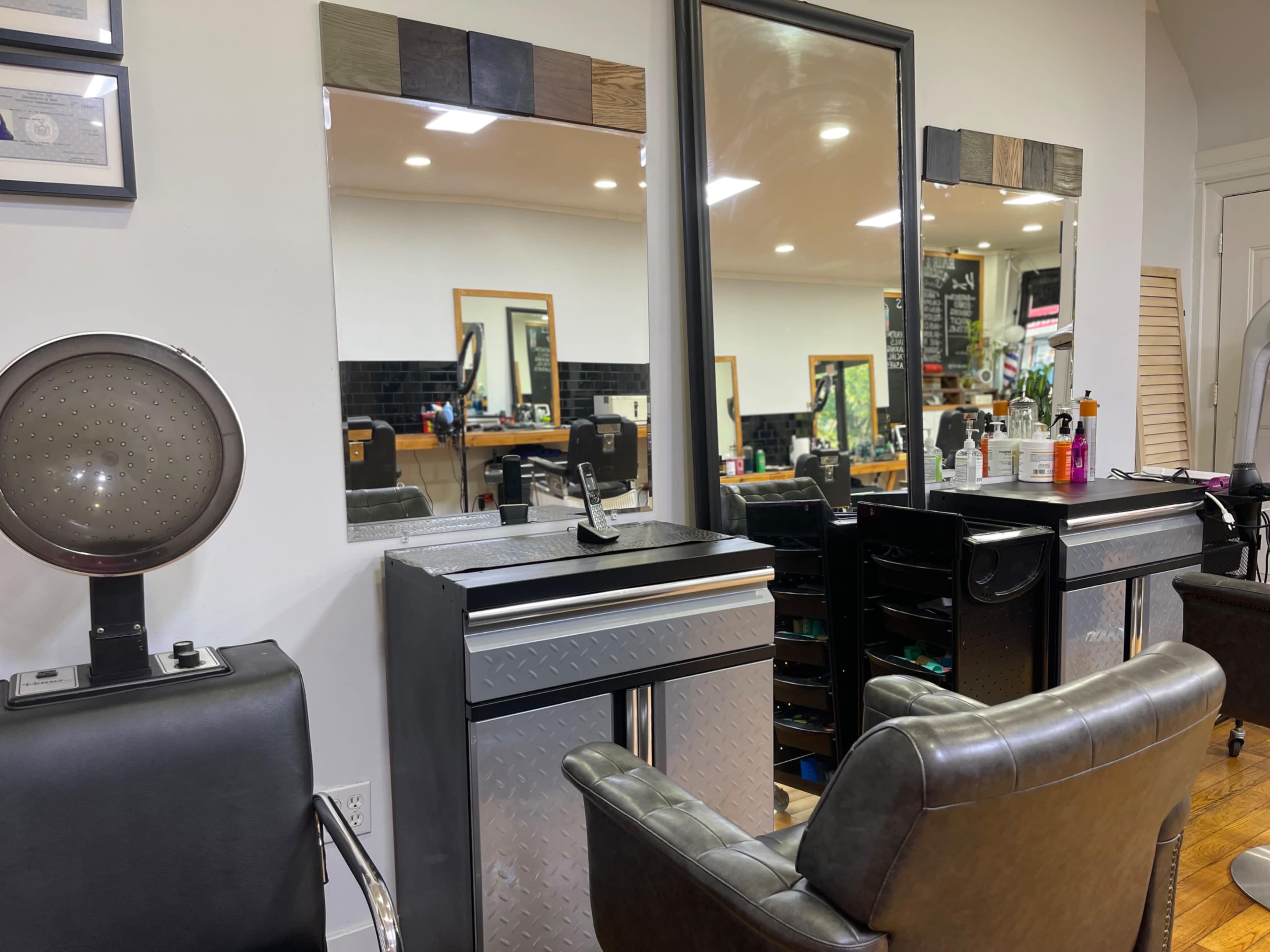 Modern Barbershop/ Hair Salon Image in Sunnyside, Woodside, NY