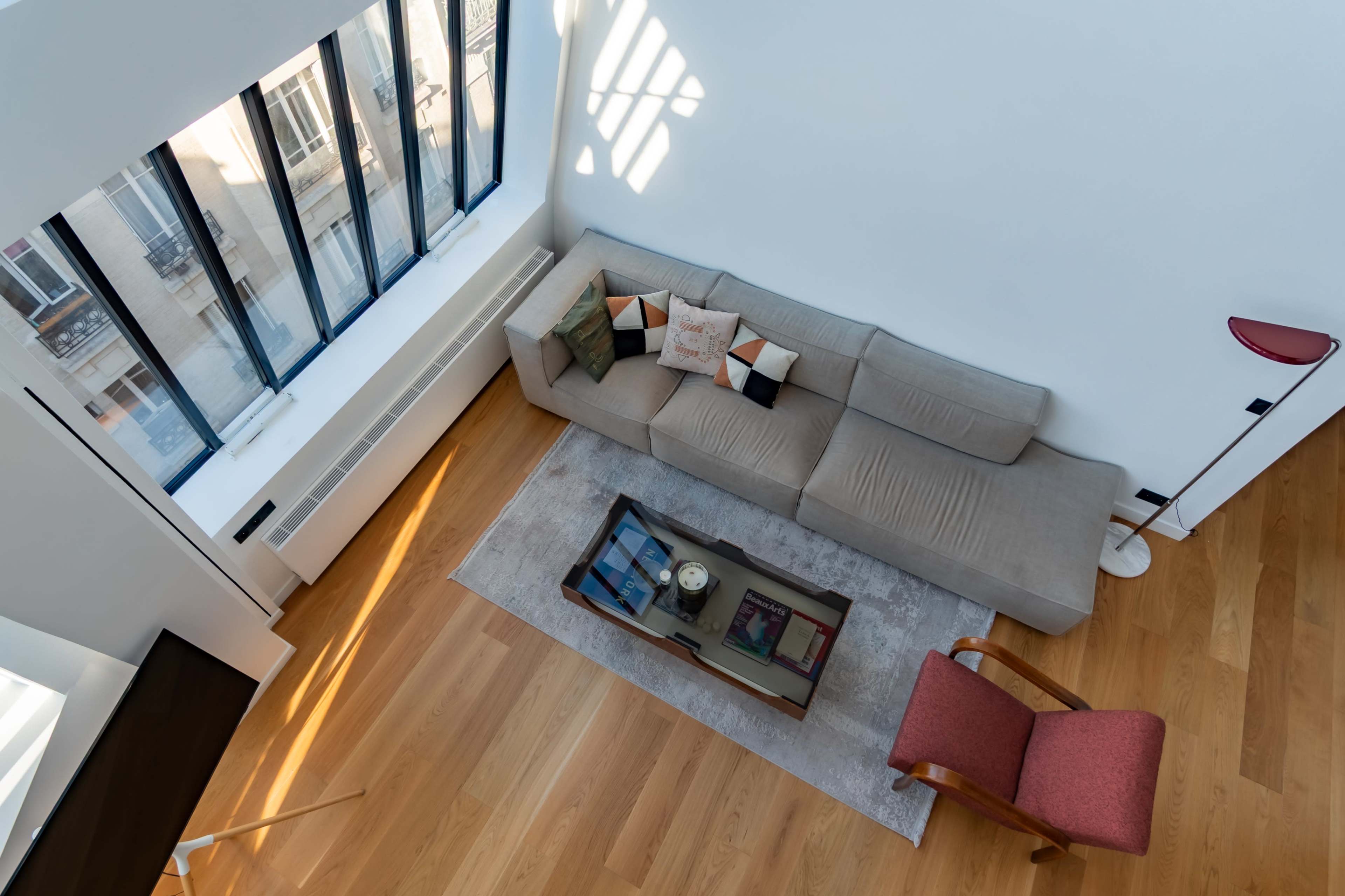 Atelier d'artiste avec vue sur la Tour Eiffel Image in Dupleix, Paris