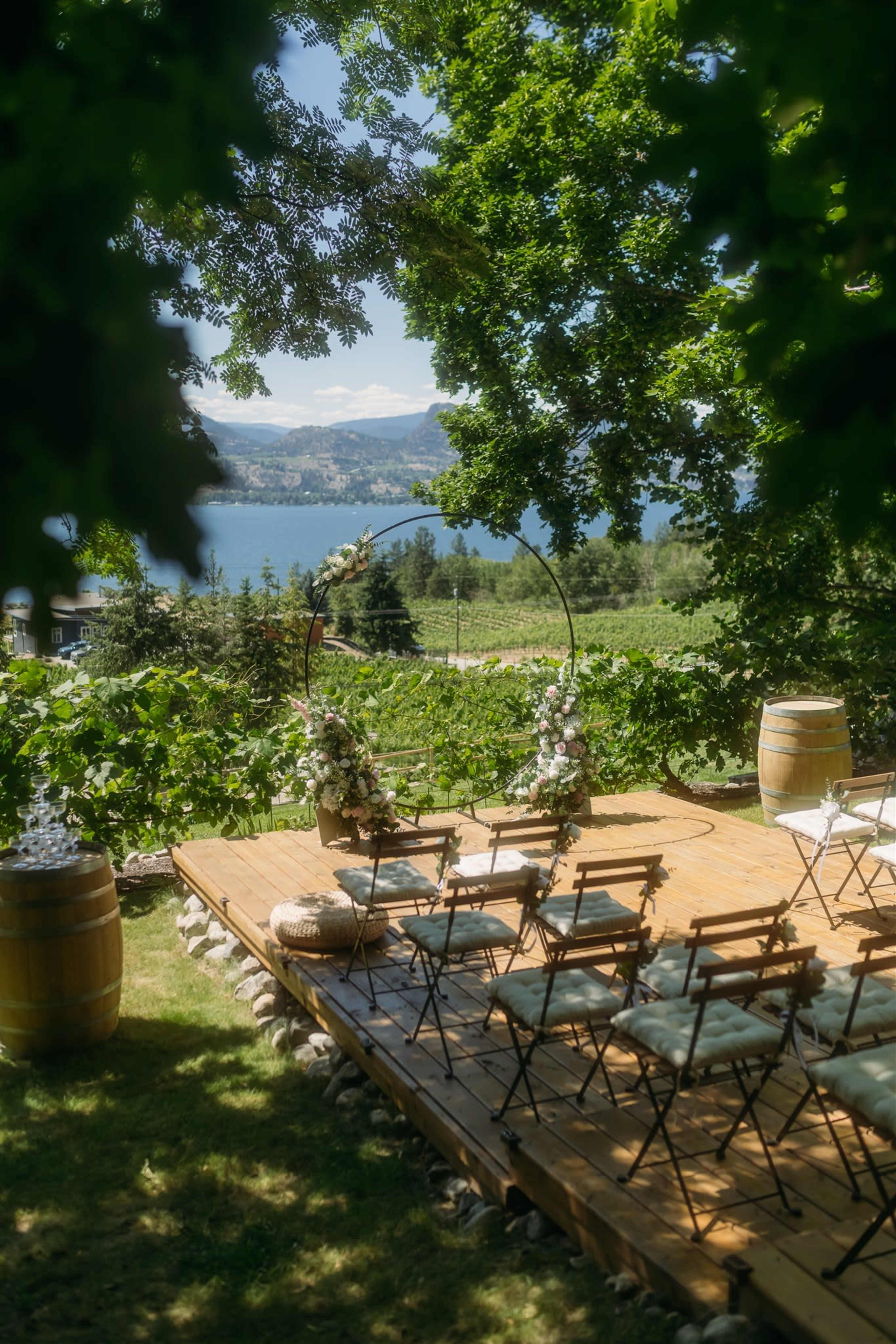 Cherry Orchard Farm & Wedding Venue with Okanagan Lake View Image in Penticton, Penticton, BC