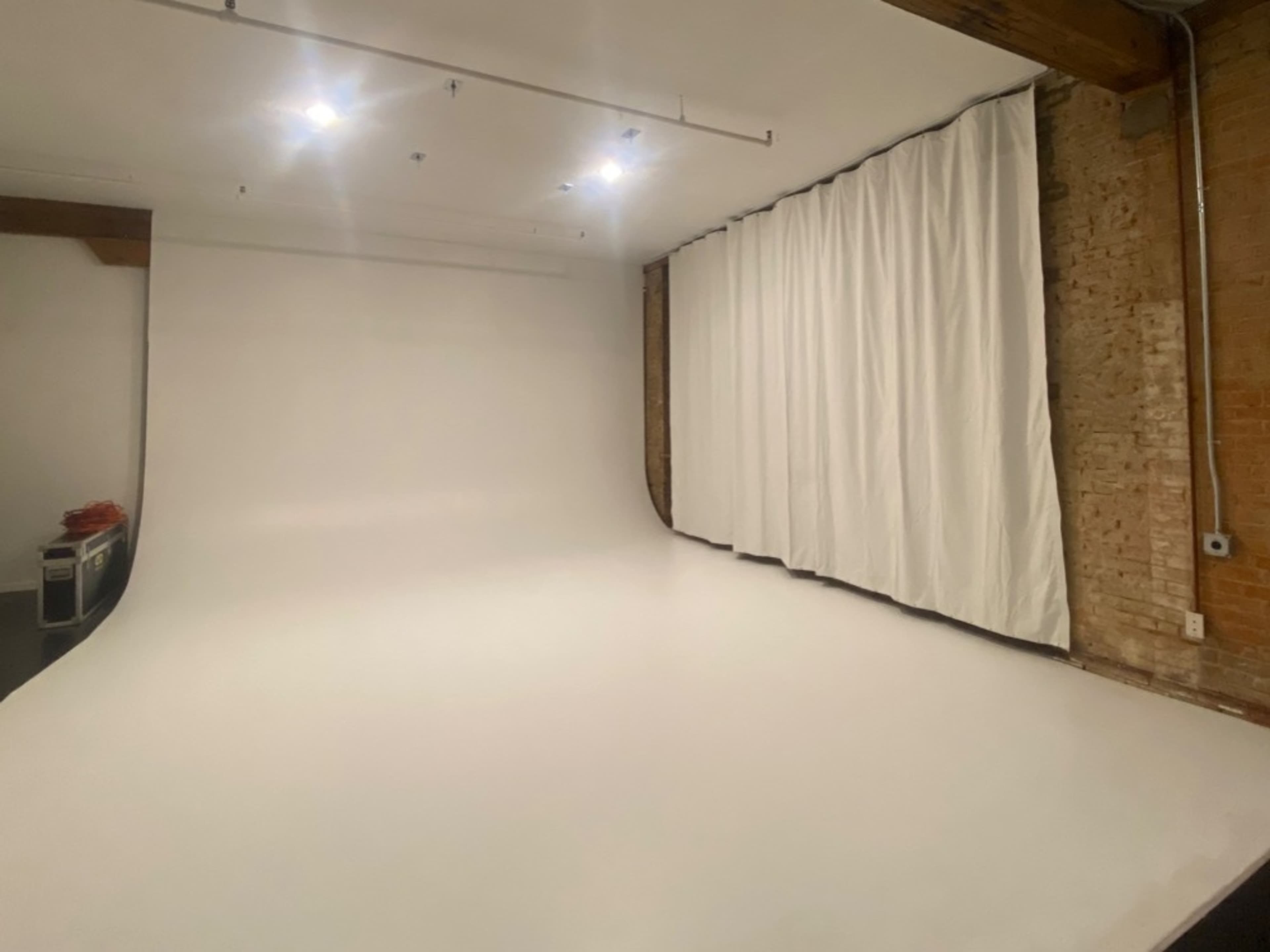 Freshly Painted White Cyclorama