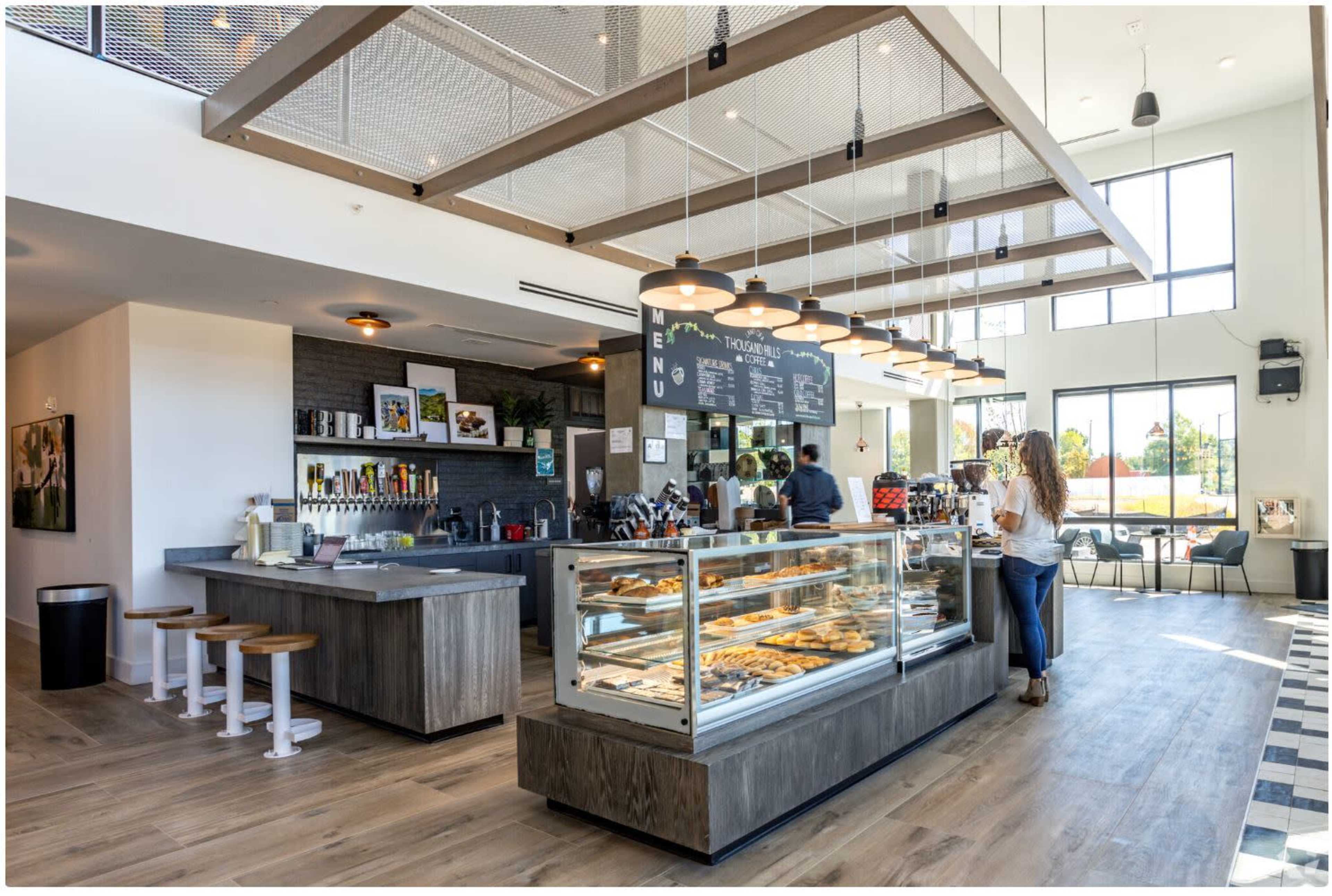 Airy & Modern Coffeehouse Image in York Road, charlotte, NC