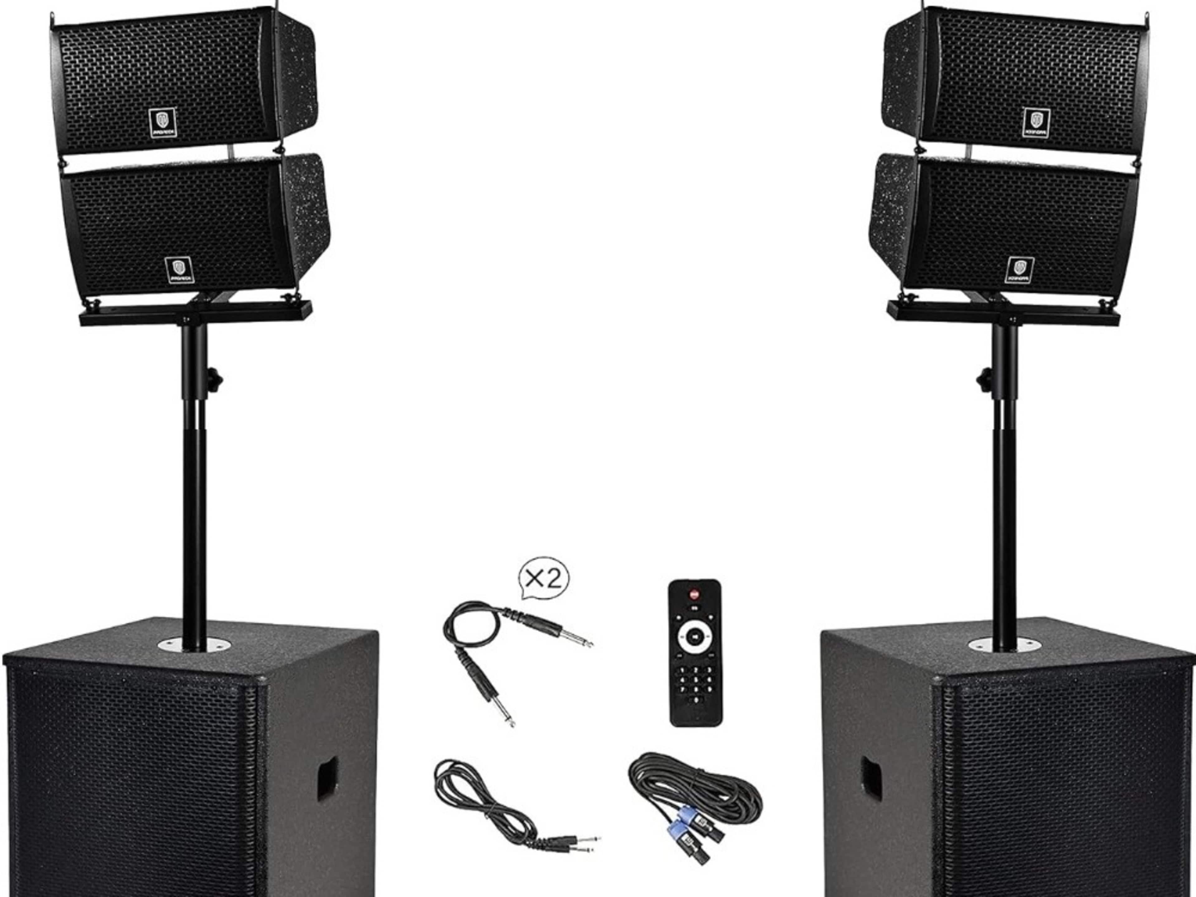 6000W Stereo PA Speaker System