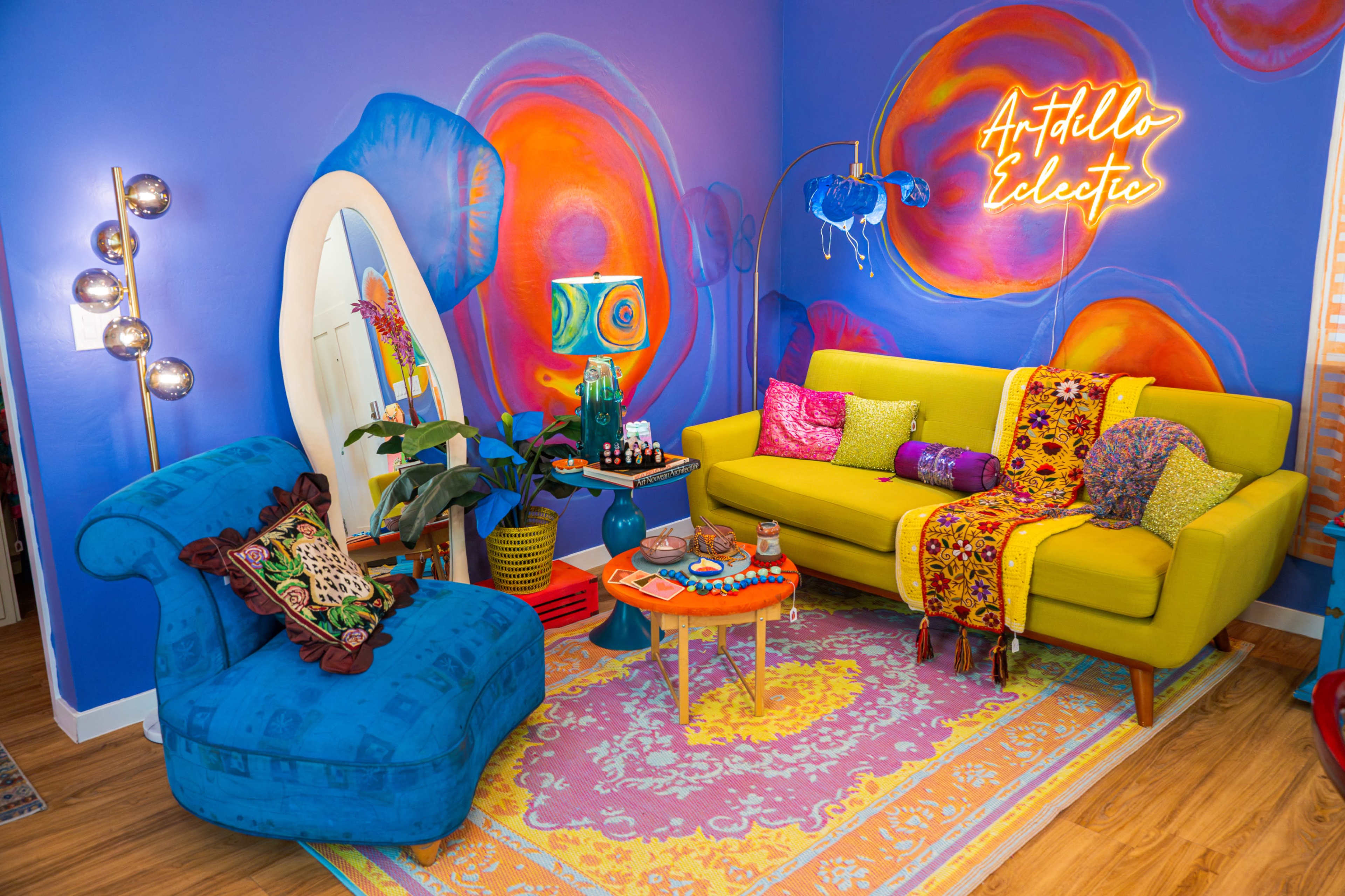 Eclectic, maximalist design at Culdesac Tempe! Image in Tempe, Tempe, AZ
