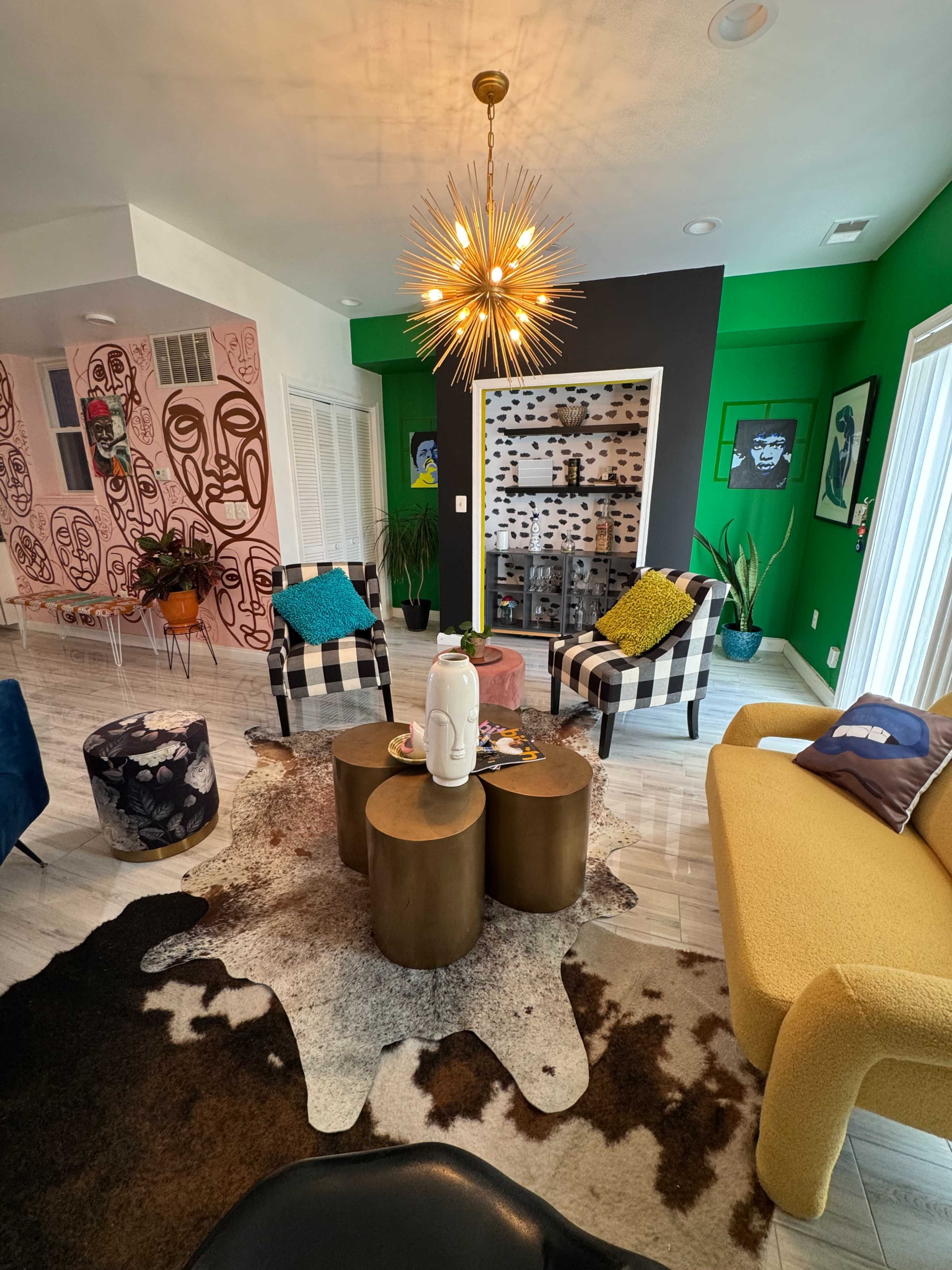 Eclectic  Art Gallery in Uptown DC Rowhouse Image in Northwest Washington, Washington, DC