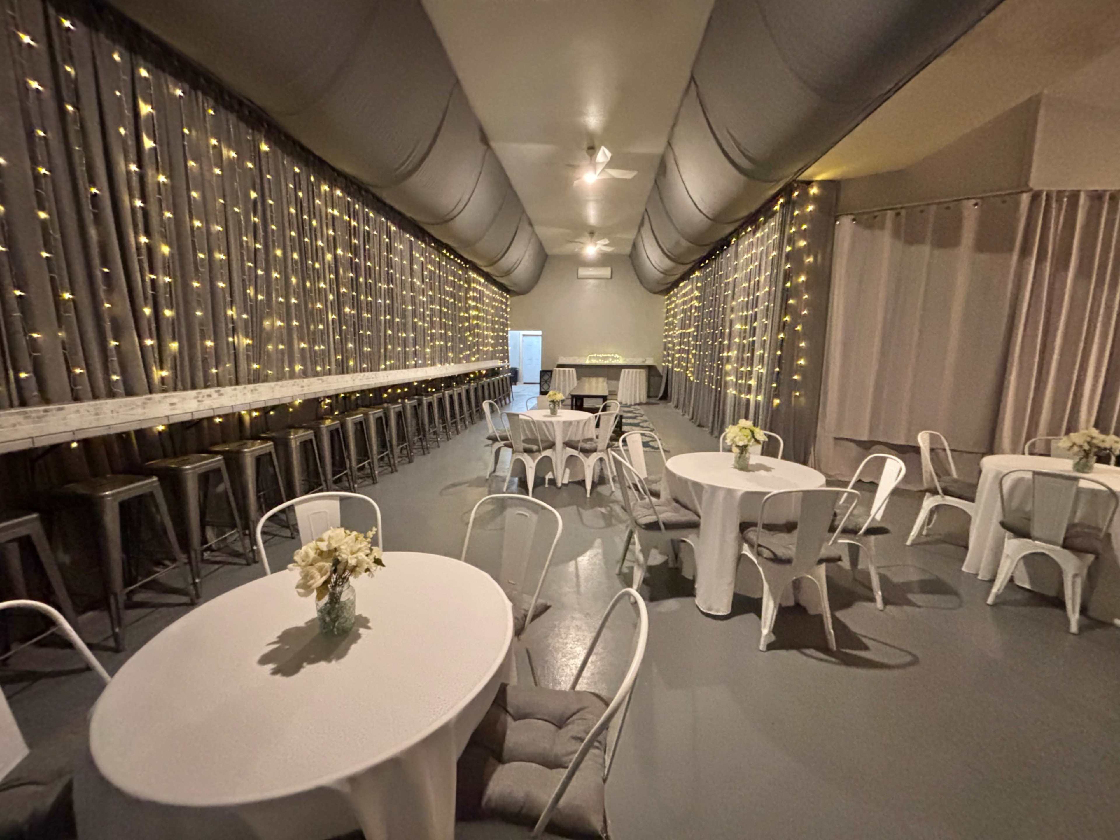 The Garden Retreat | Event Center with Photo booth, Tables, and Chairs ...
