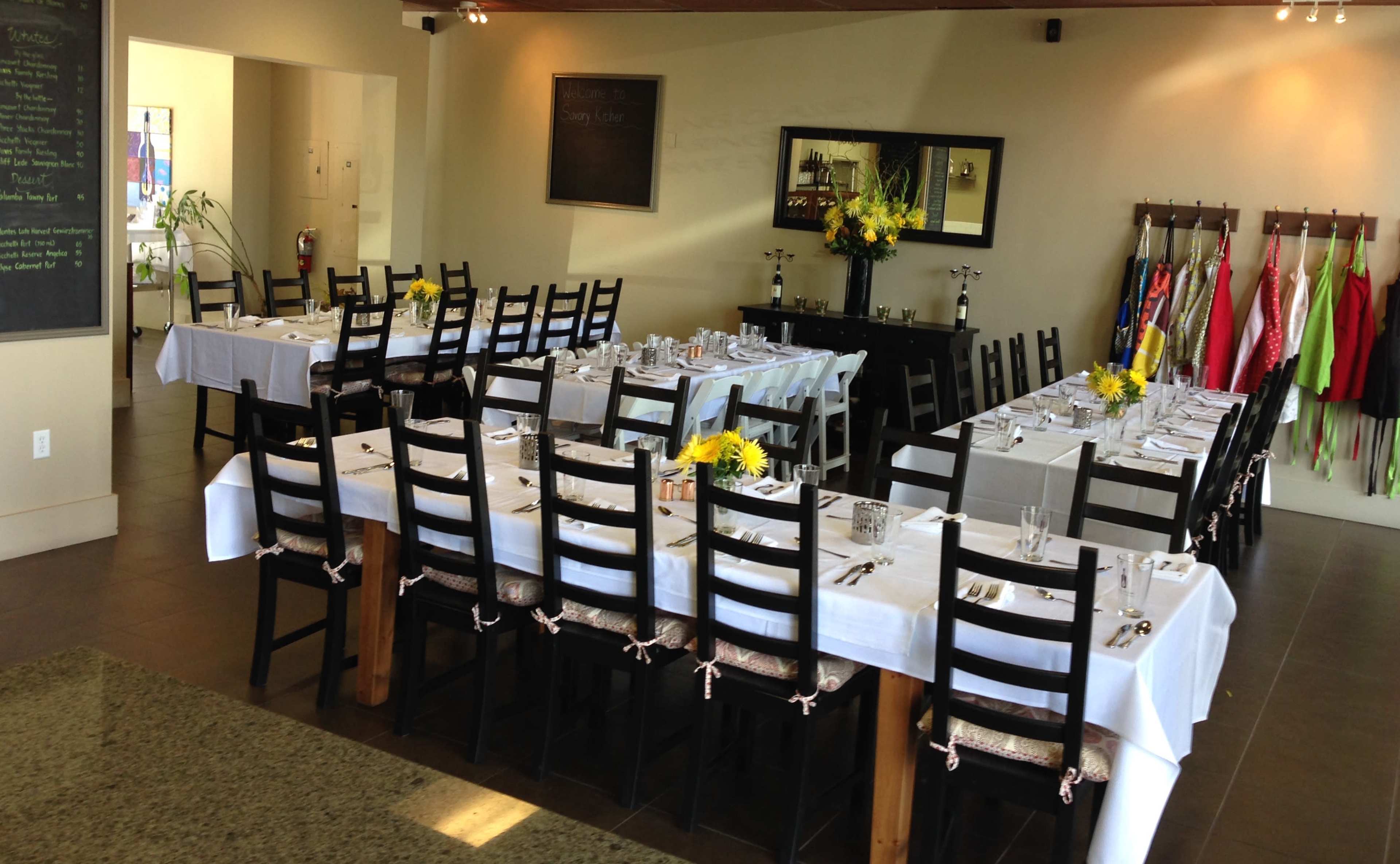 Open Commercial Kitchen with Light Bright Dining Space Image in Central San Jose, San Jose, CA