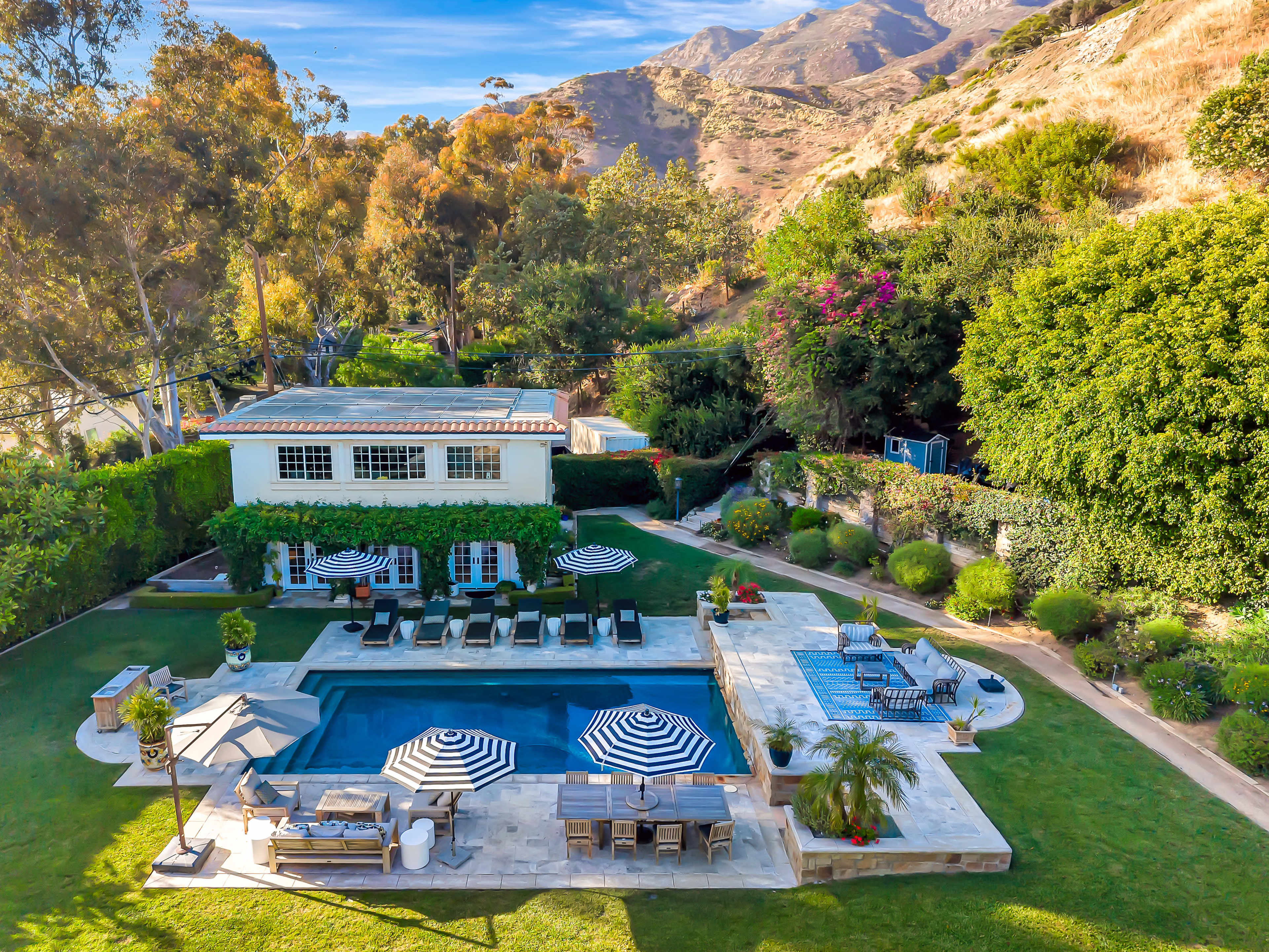 Luxury Malibu Hillside Estate w/ Resort-Style Pool & Mountain Views Image in Eastern Malibu, Malibu, CA