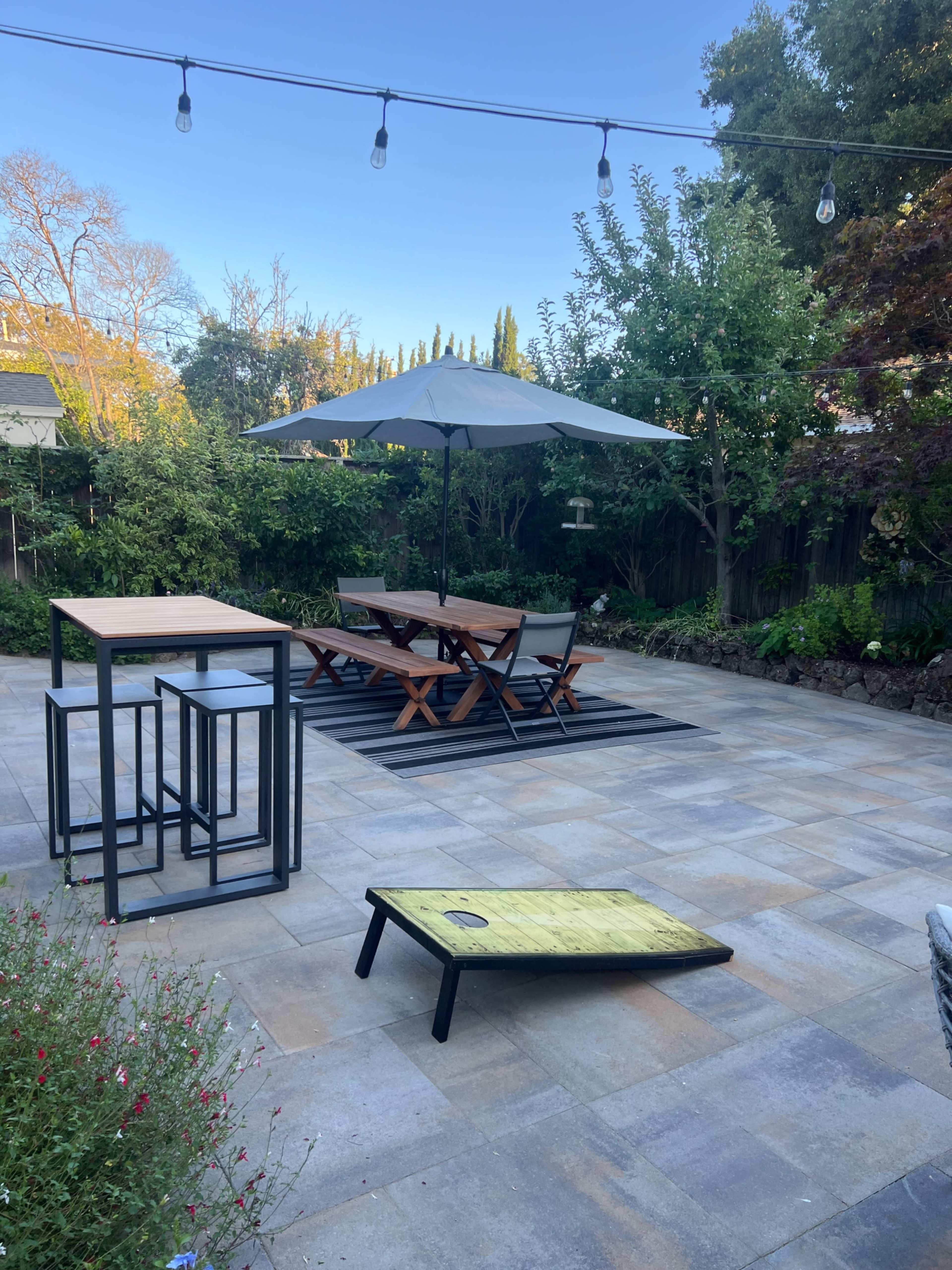 Stylish Backyard and Modern Spanish Style Home in Palo Alto Image in Old Palo Alto, Palo Alto, CA