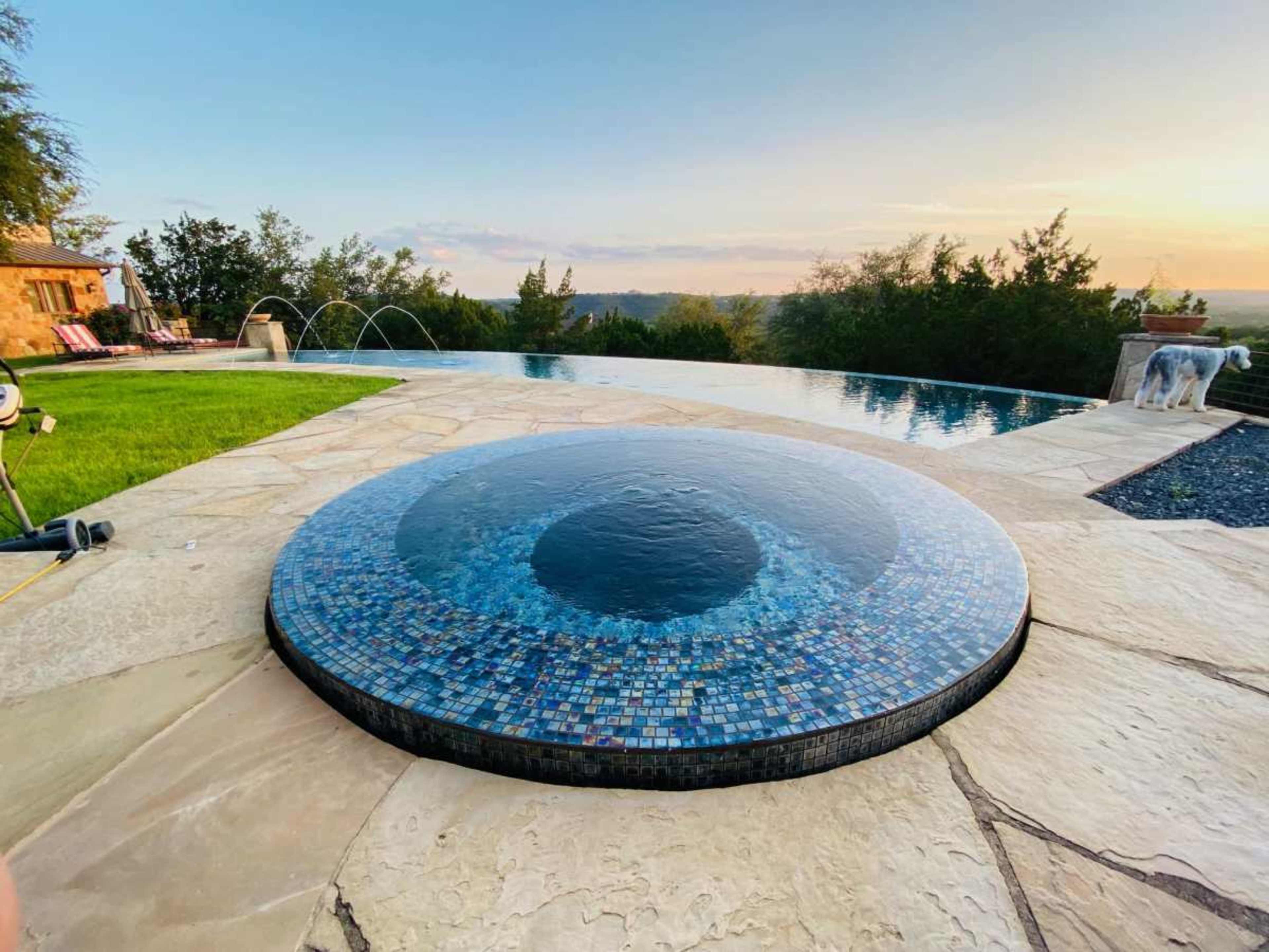 Private Hill Country Estate with Pool, Cabana & Sunset Views Image in Shady Mountain, Leander, TX