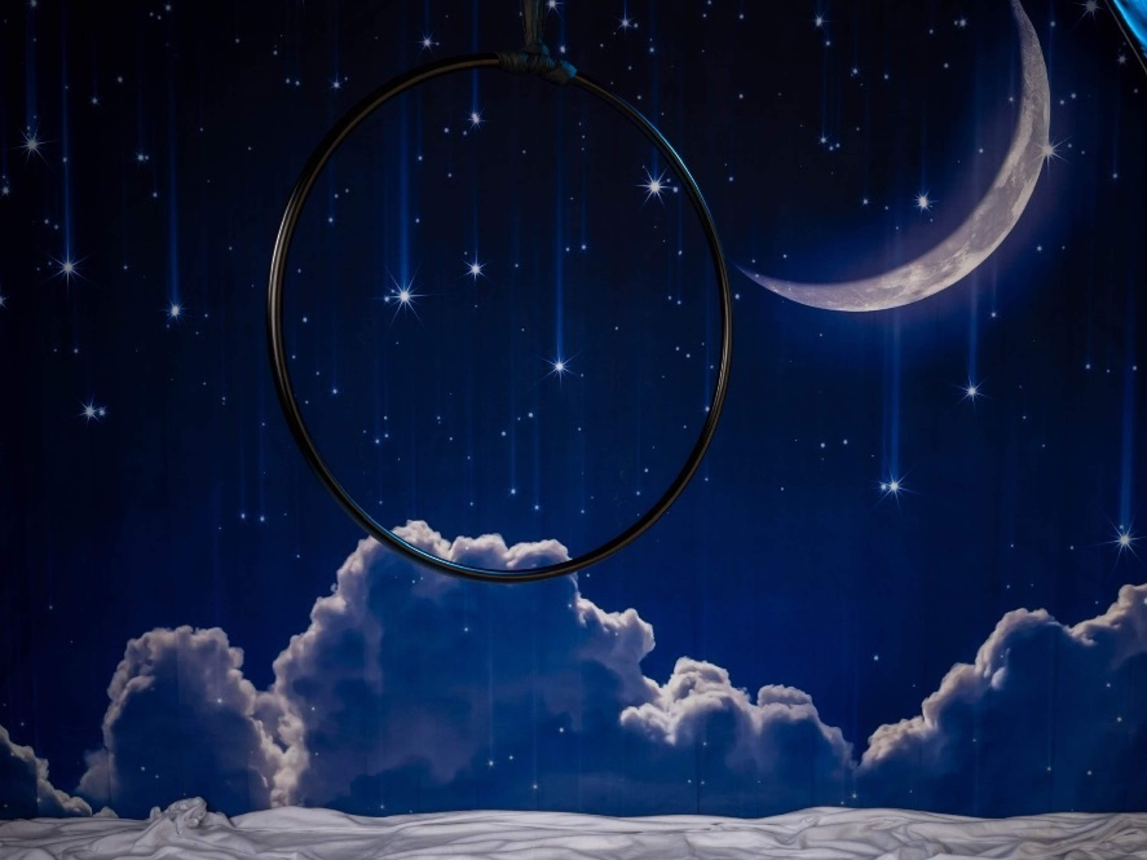 Backdrop: Starry Moon Sky