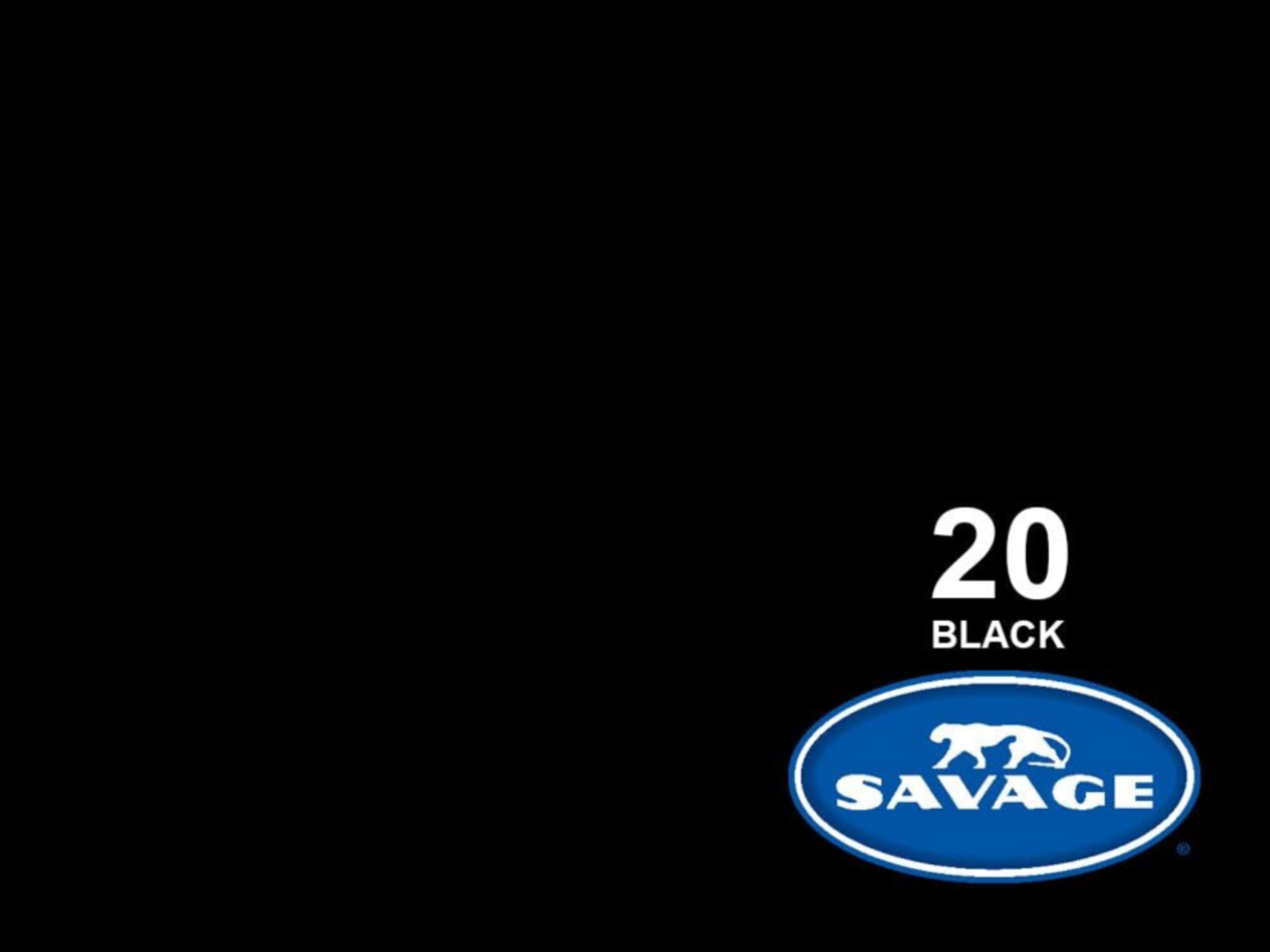 Savage Seamless Paper Backdrop (7 ft Width-Black)