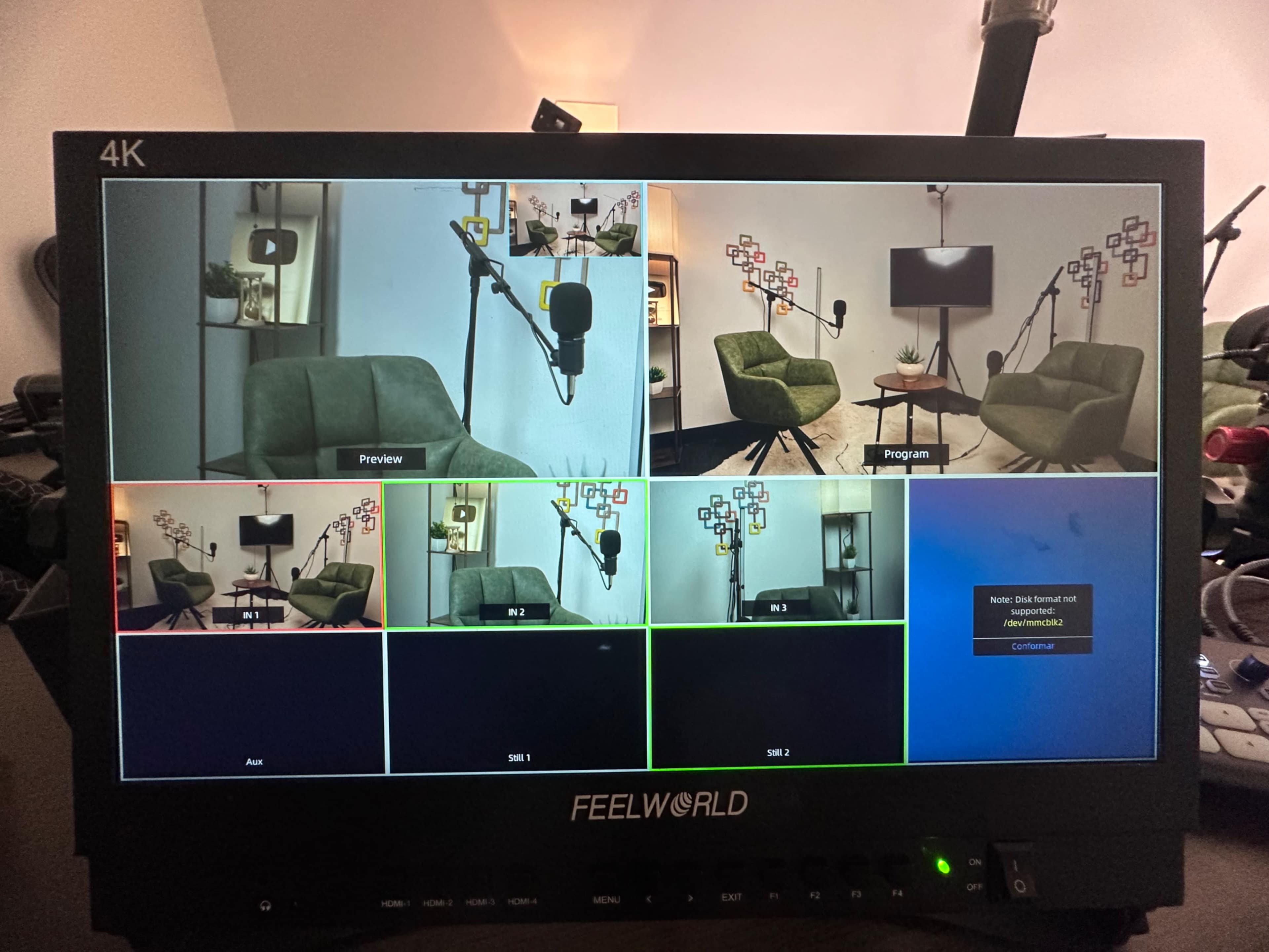 Video Podcast recording studio Image in Central Business District, New Orleans, LA