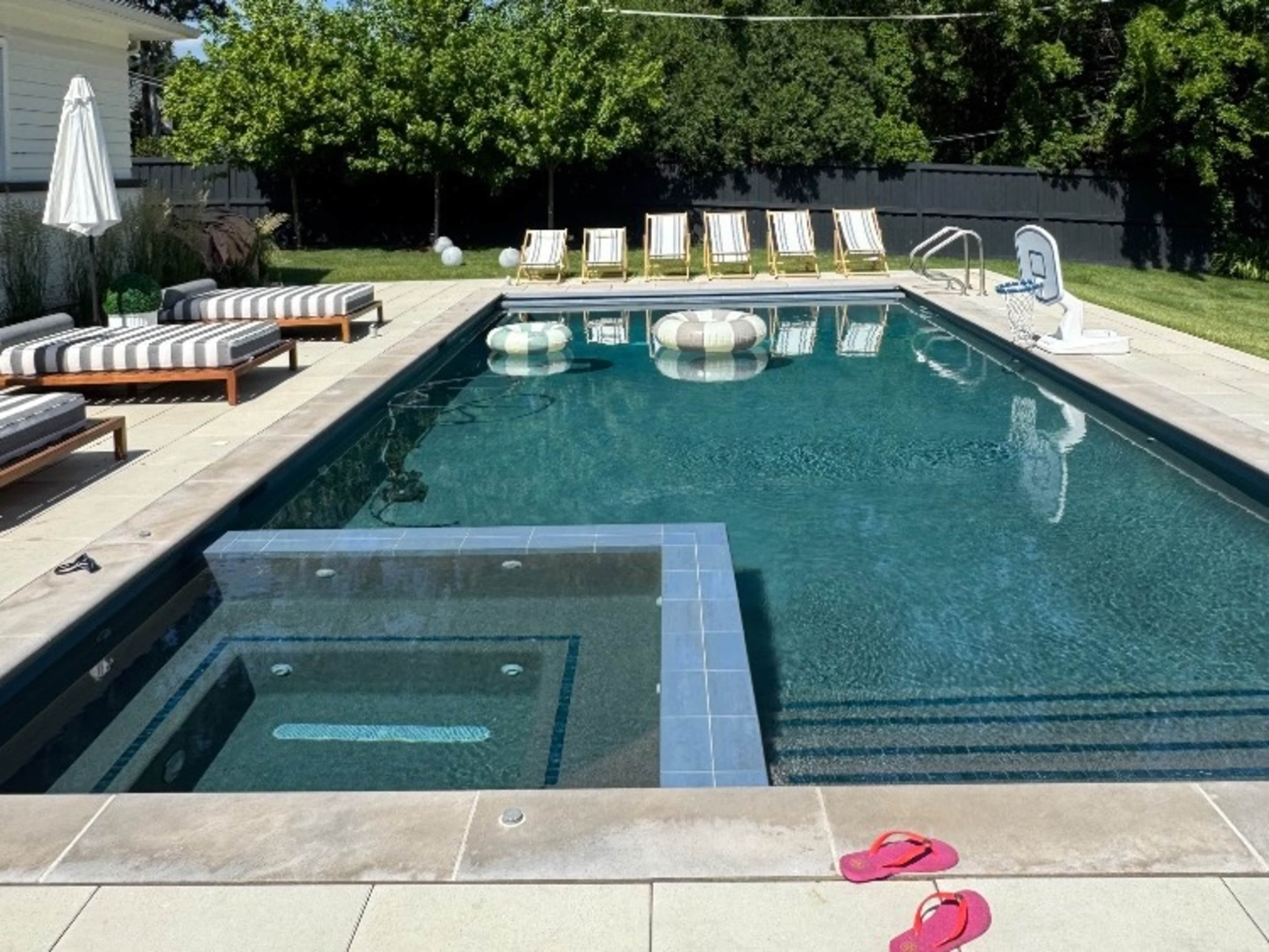 Use of pool or pool deck 