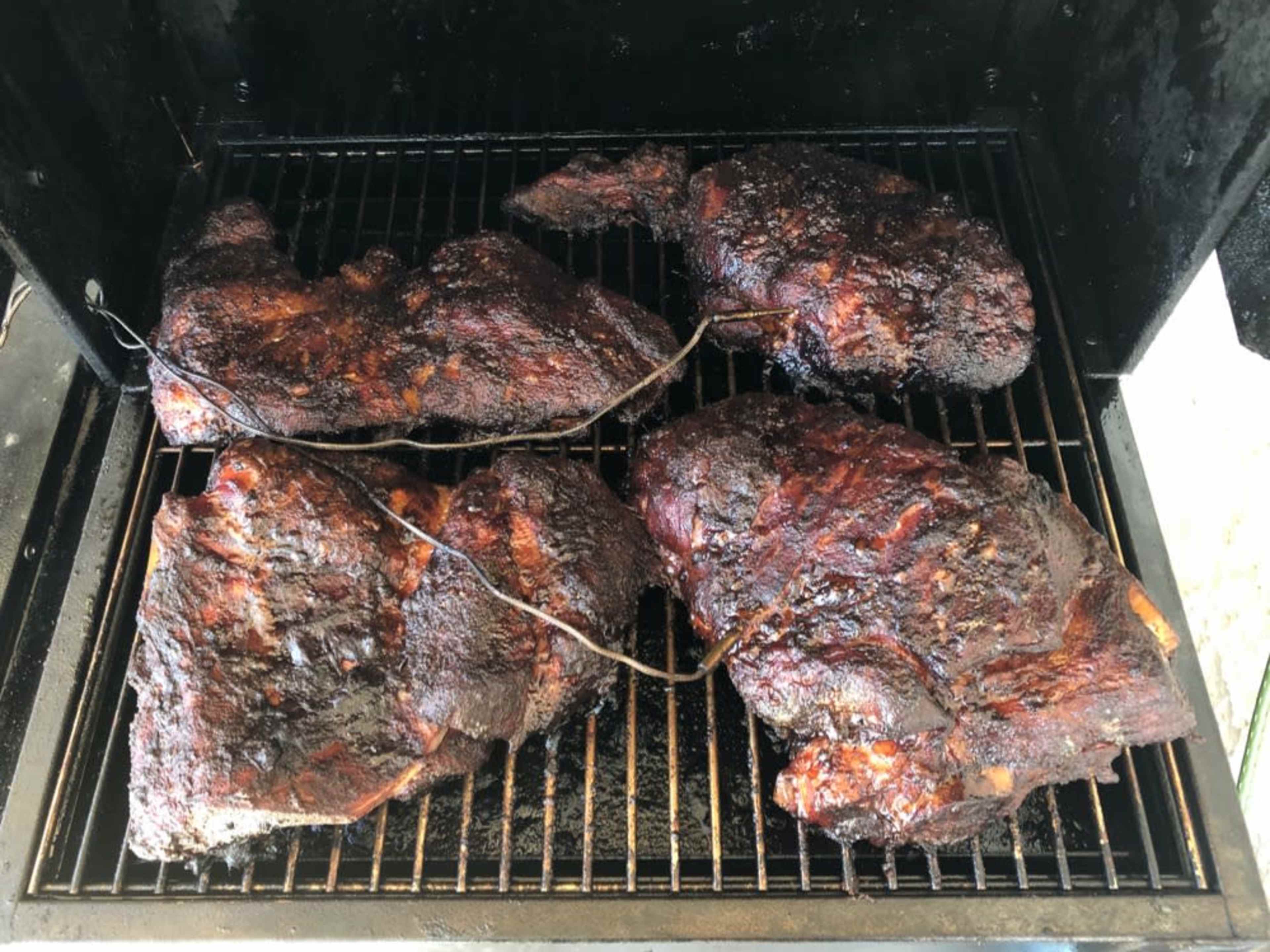 Slow smoked pulled pork