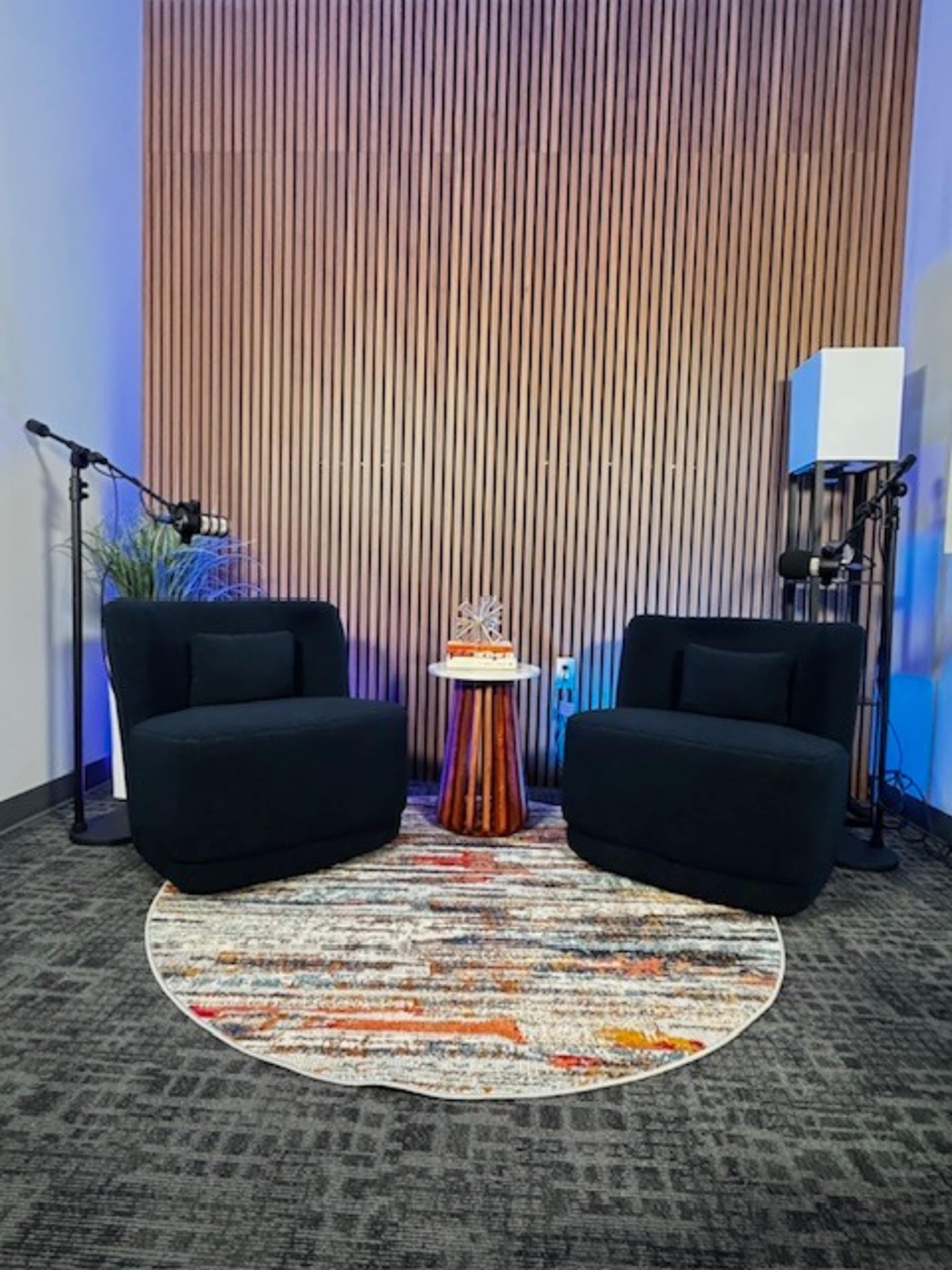 Modern Creative Podcast Space Image in Mansfield, Venus, TX