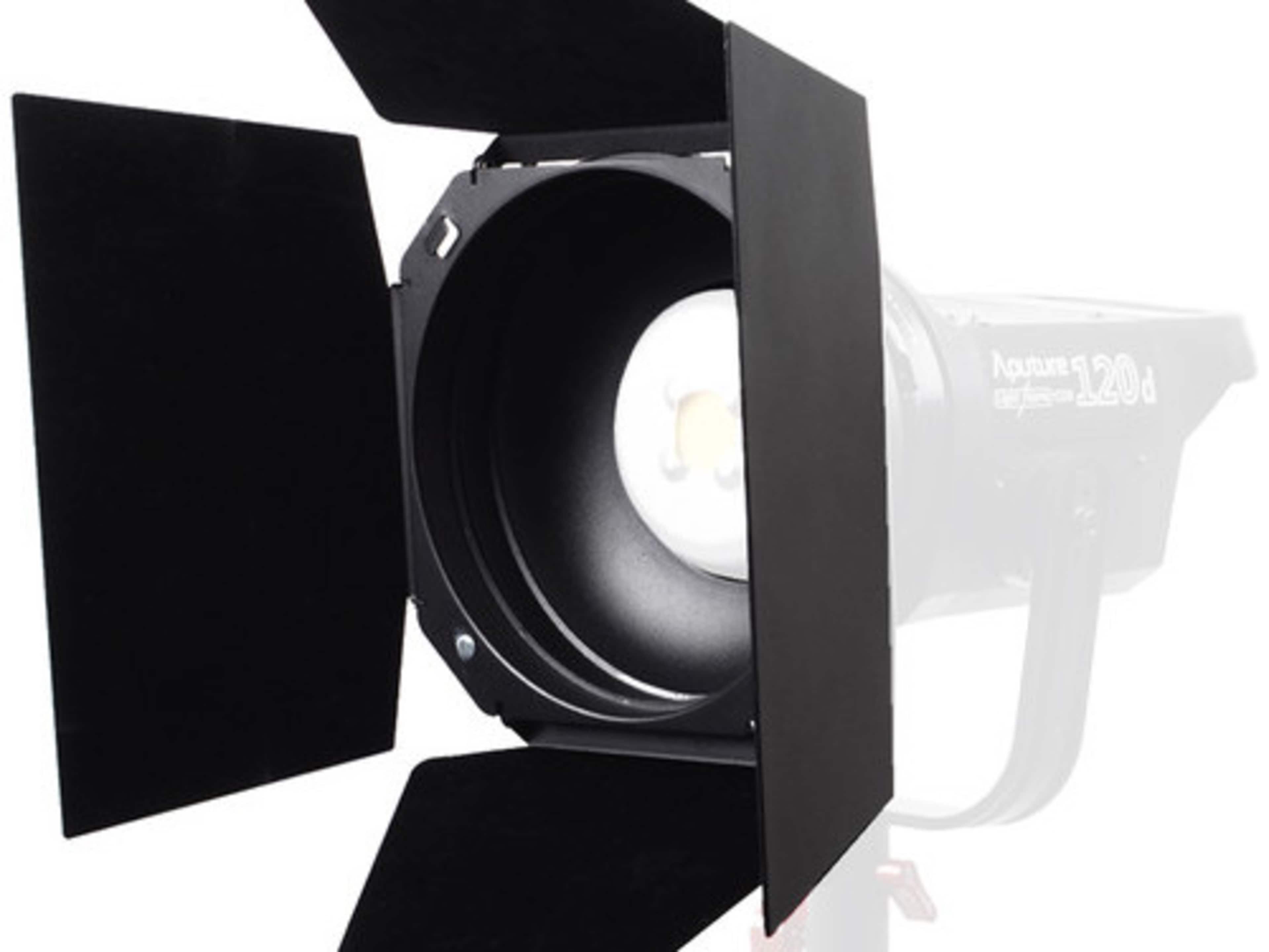Aputure Barndoors, Grid, and Gel Holder