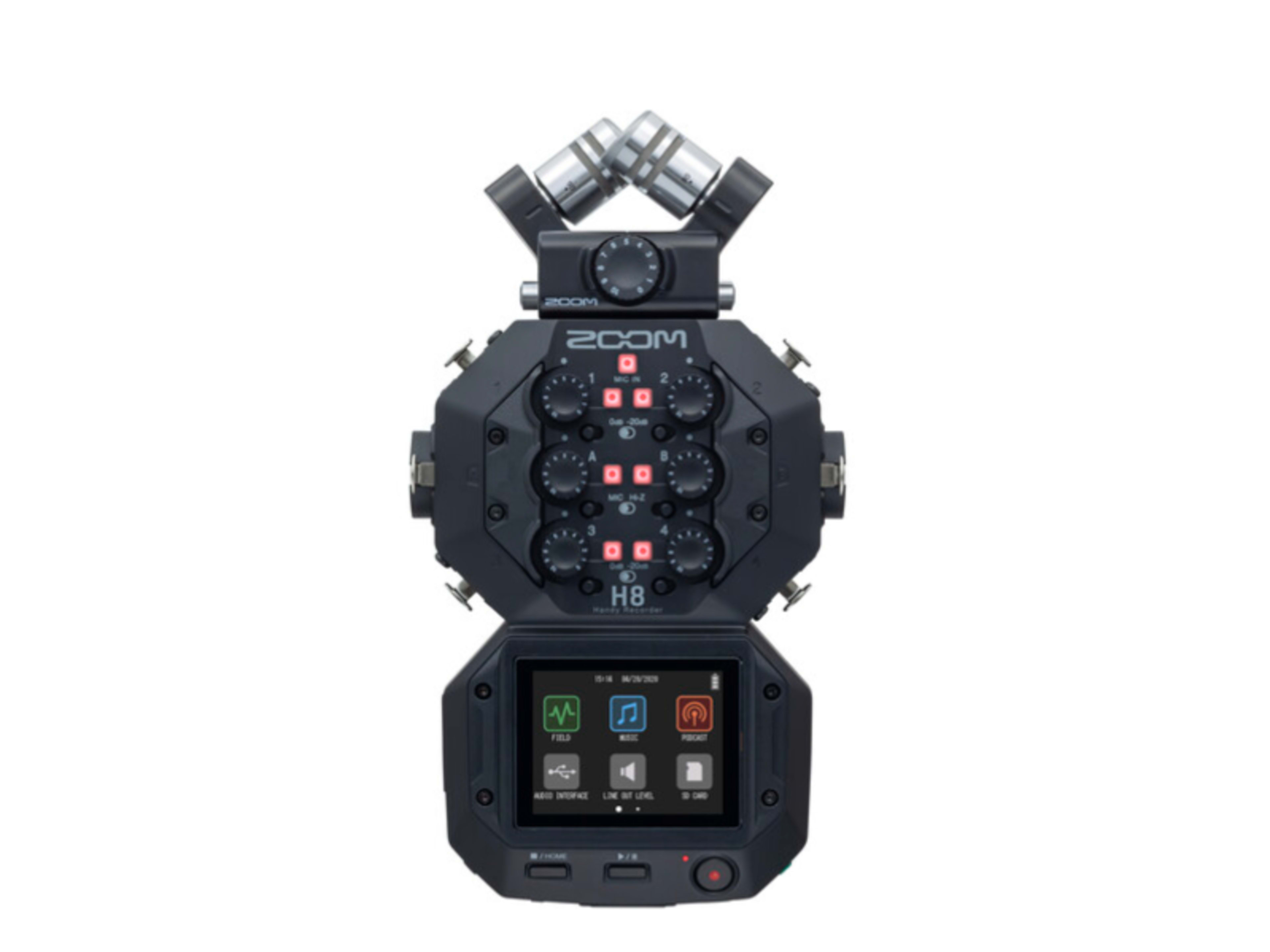 Zoom H8 8-Input / 12-Track Portable Handy Recorder