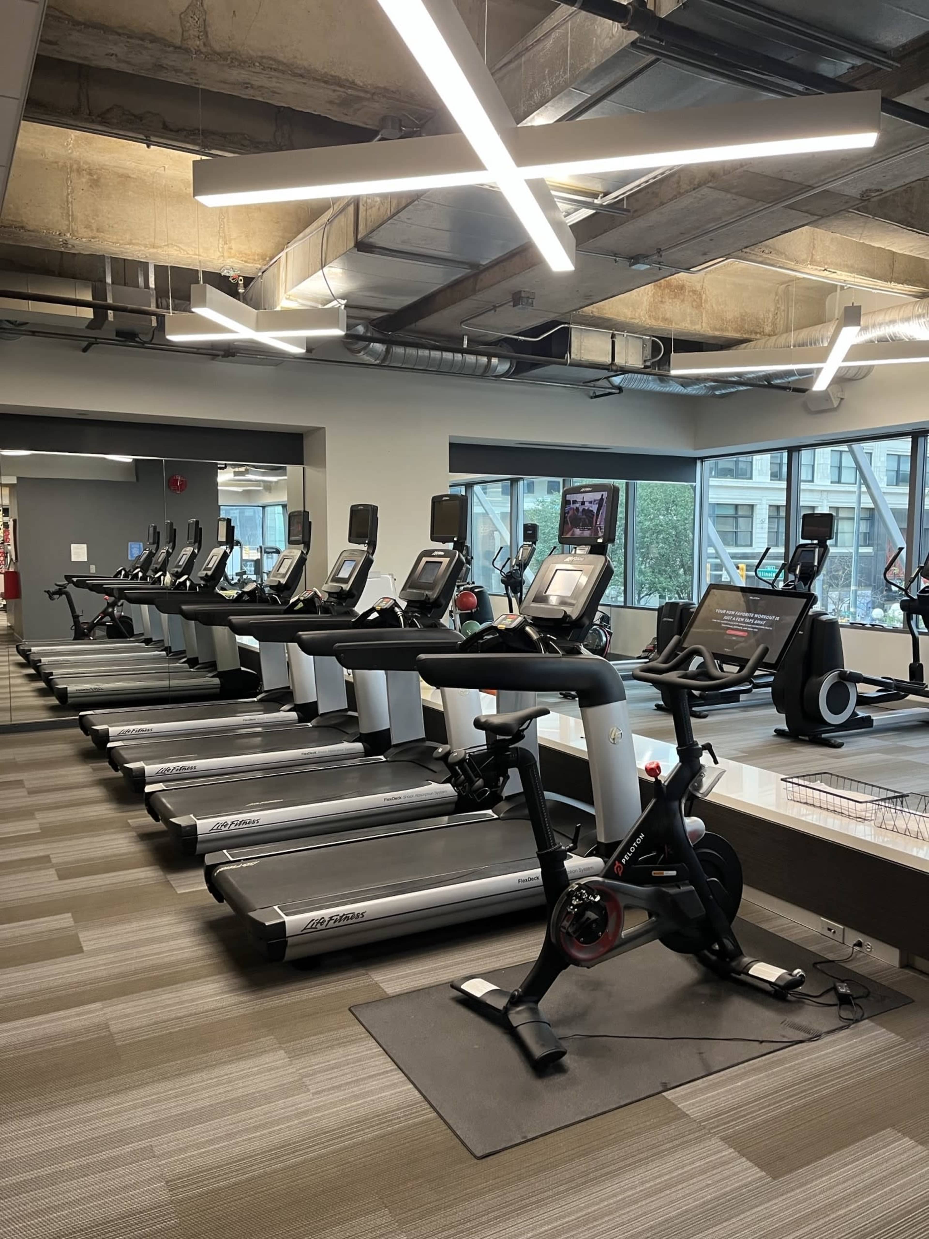 Downtown, sate of the art, semi-private, fitness center Image in Downtown, Indianapolis, IN