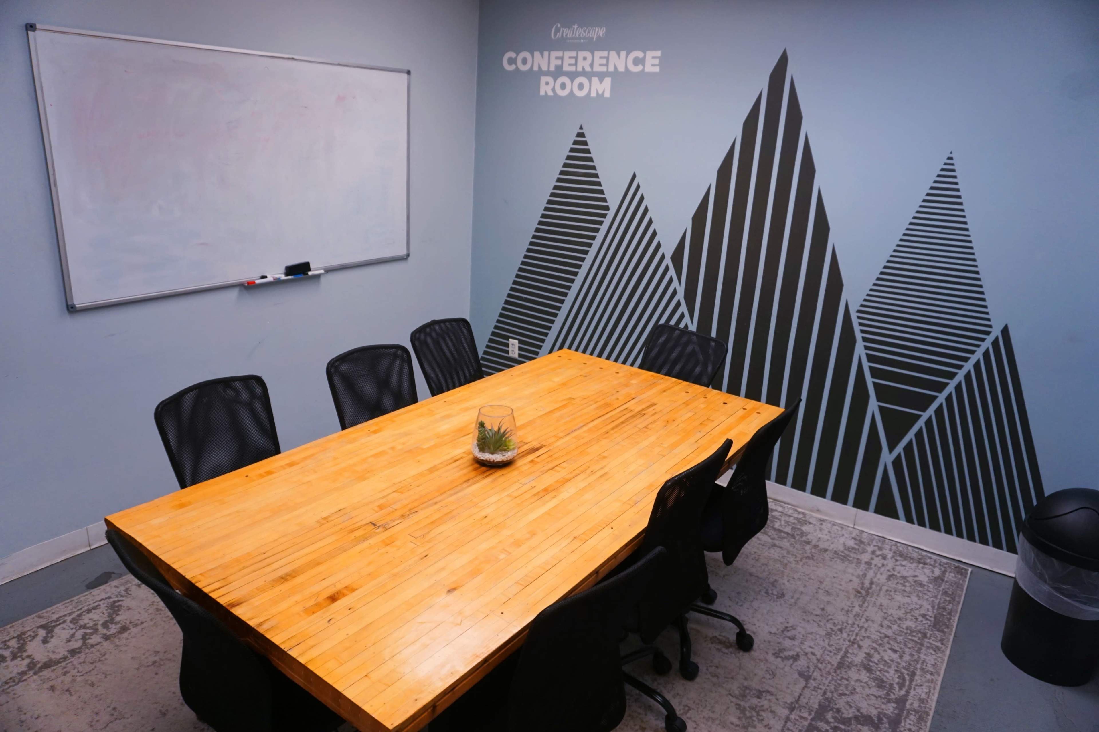 Conference Room - Creative Meeting Space with Mural Image in Govalle, Austin, TX