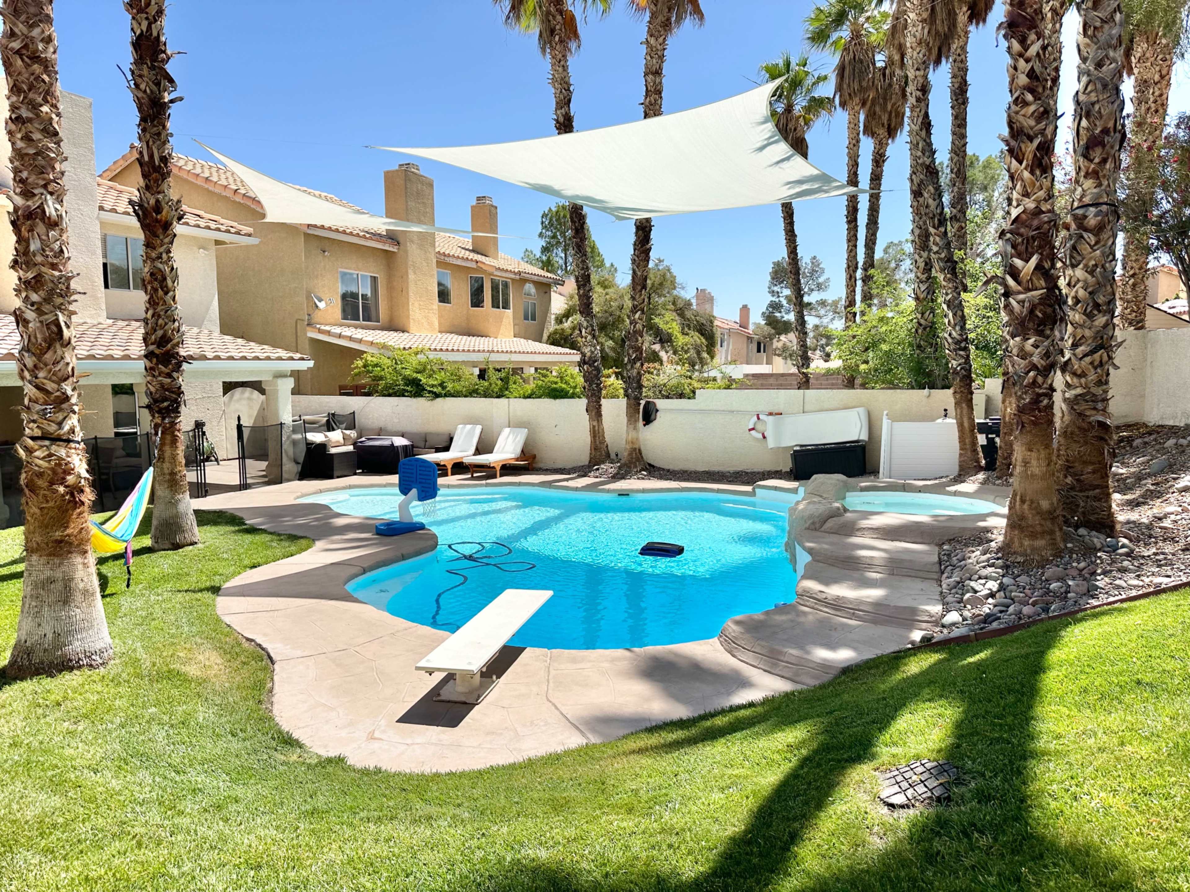 Private Pool Oasis – Perfect for Pool Parties, BBQs & Photo Shoots Image in Twin Lakes, Las Vegas, NV