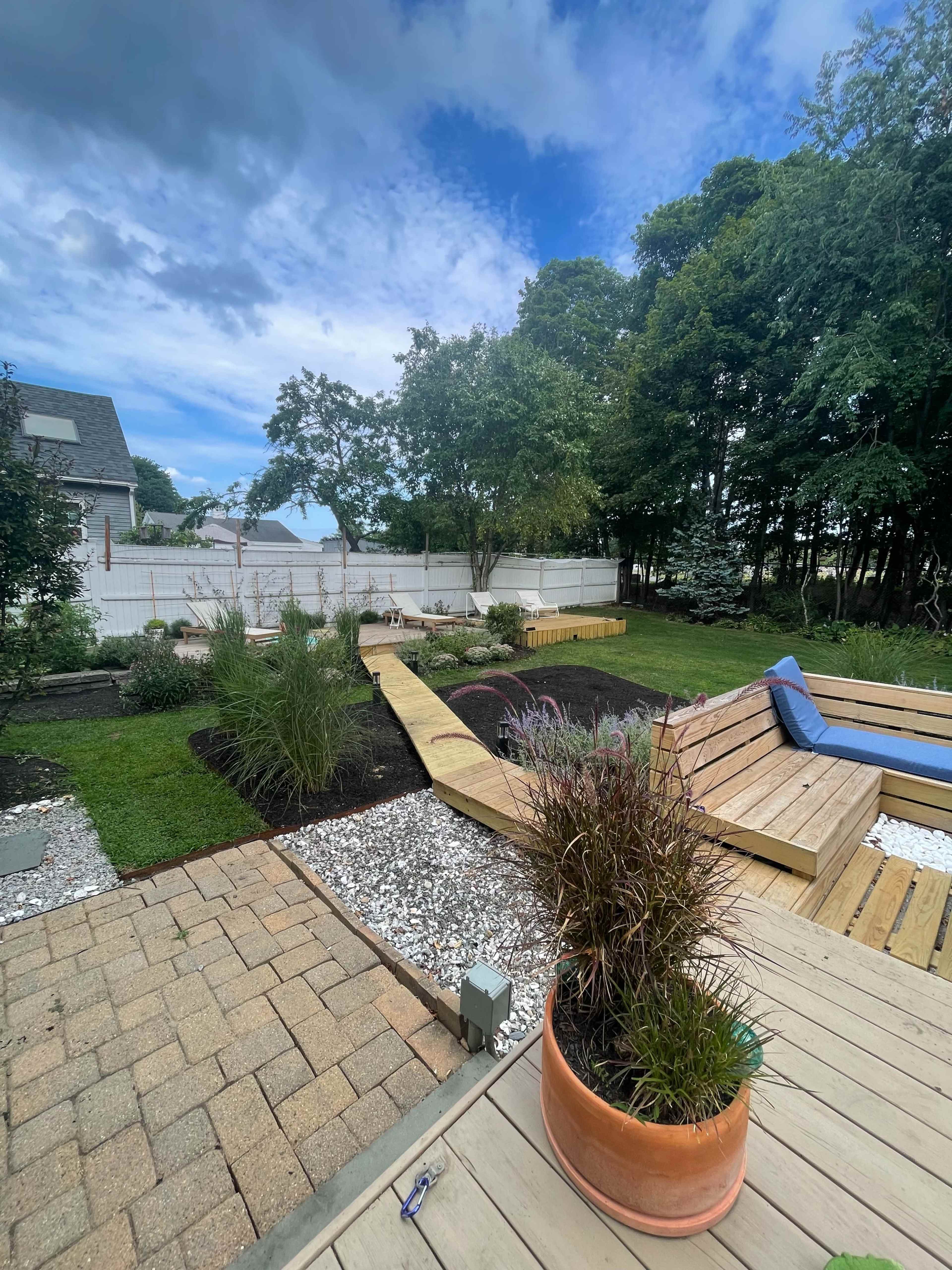 Private Garden Escape with Fire Pit & Stylish Interiors Image in Hampton, Hampton, NH