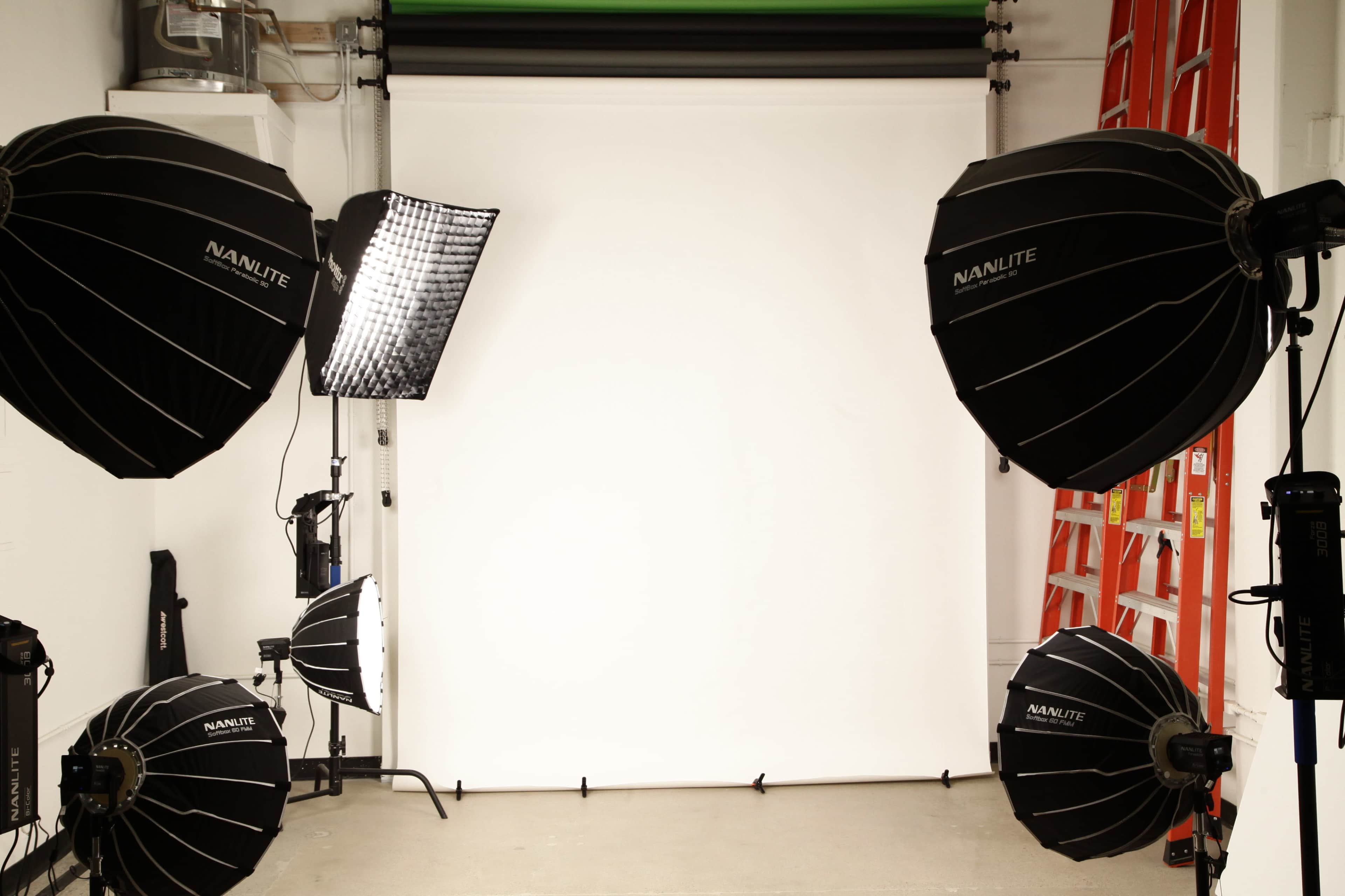 Full Photo Studio with Backdrops, Lighting. and Power Image in Laguna Hills, Laguna Hills, CA