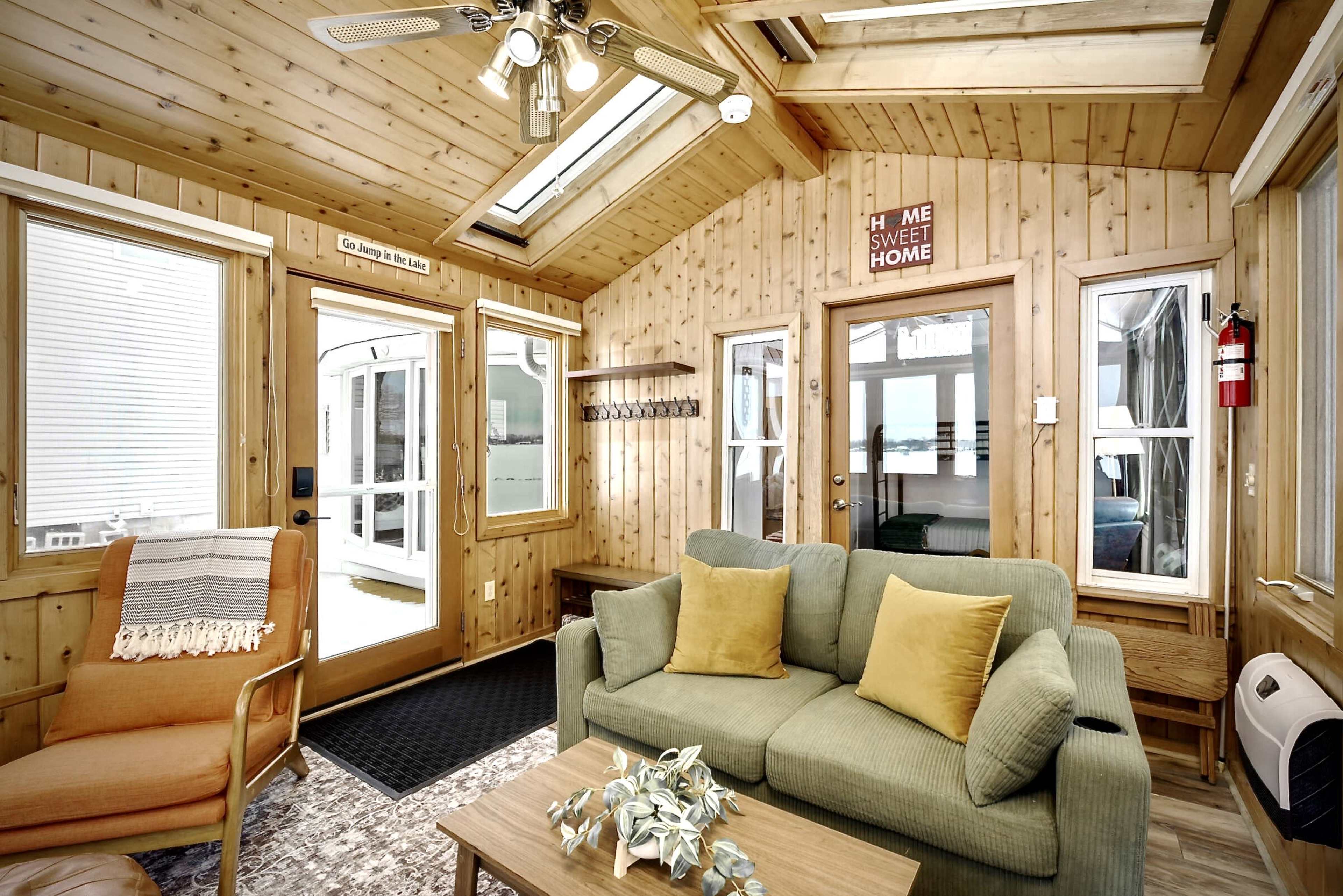 Lake House, Cabin vibes with private dock, mid century decor Image in Forest Lake, Forest Lake, MN