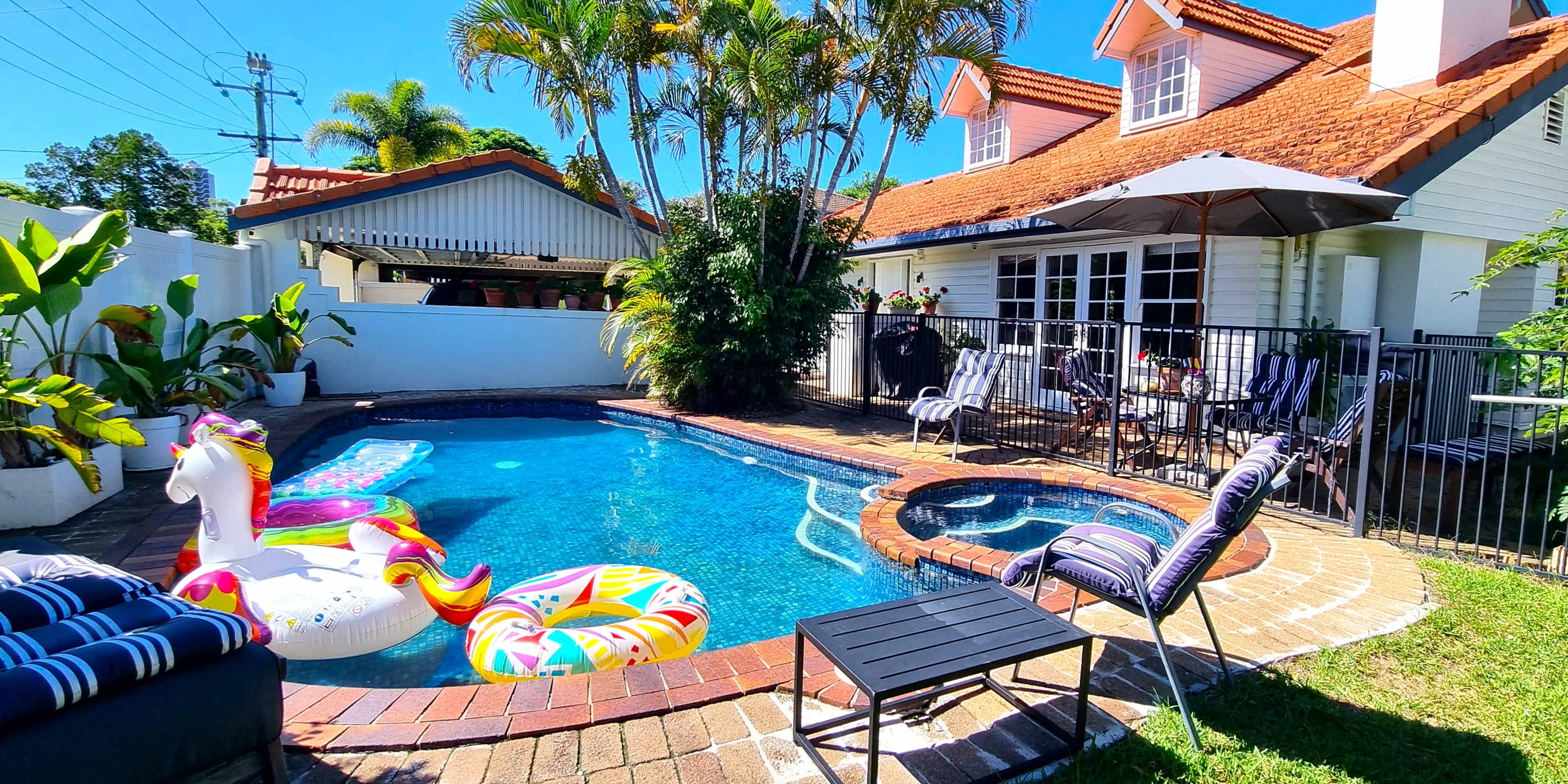 French Farmhouse with pool in Surfers Image in Broadbeach Waters, Broadbeach Waters, QLD