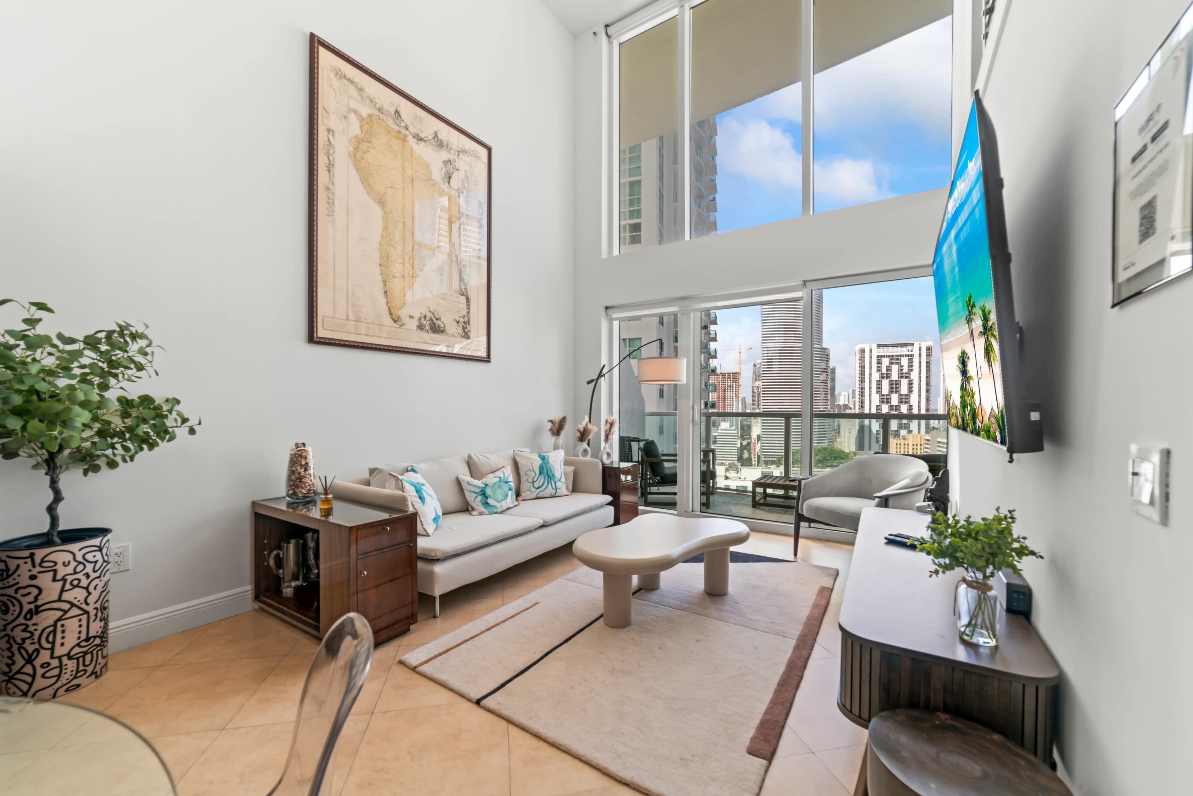 Bi-Level Loft with amazing views Image in Downtown Miami, Miami, FL