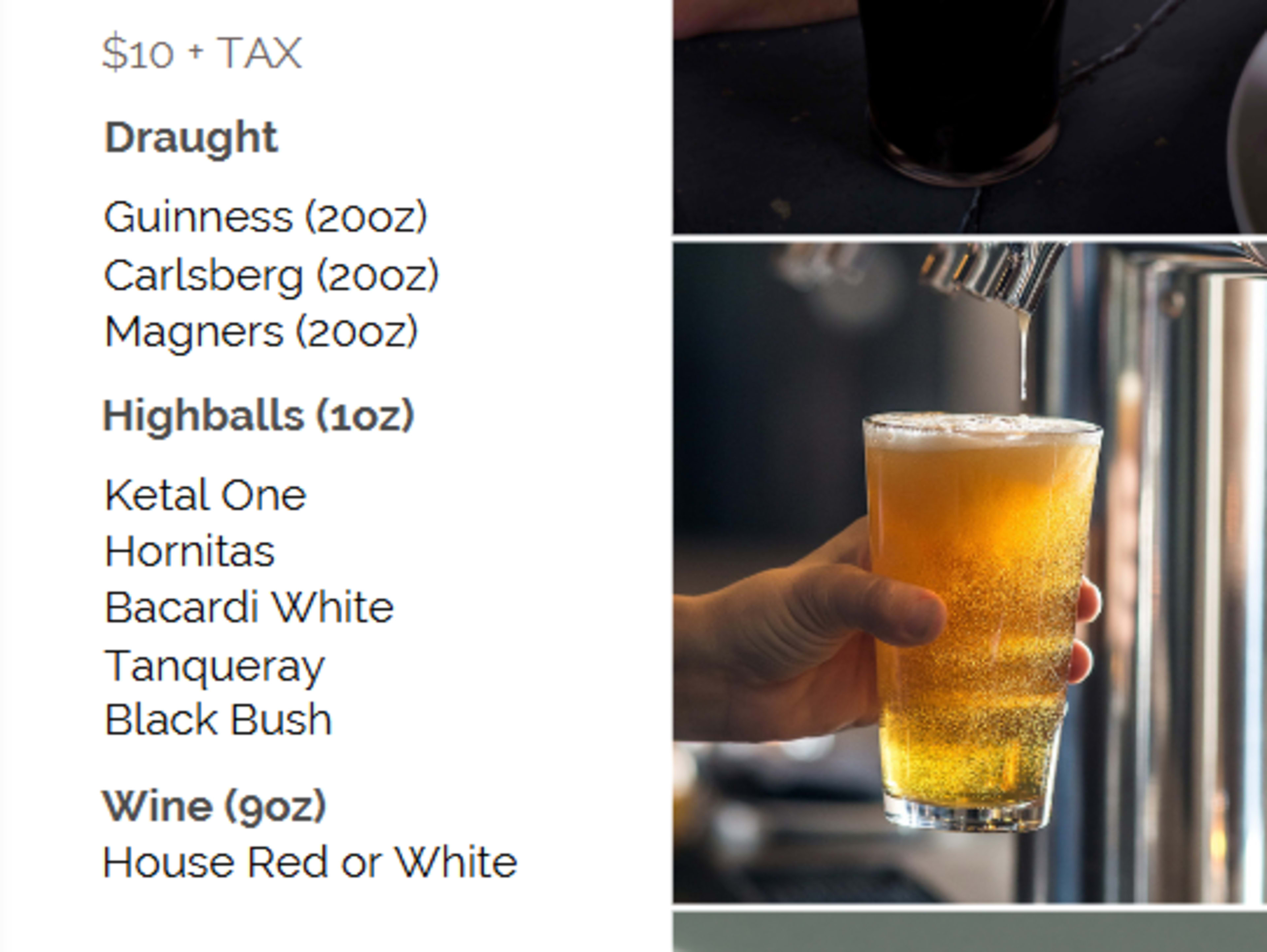 Drinks Package