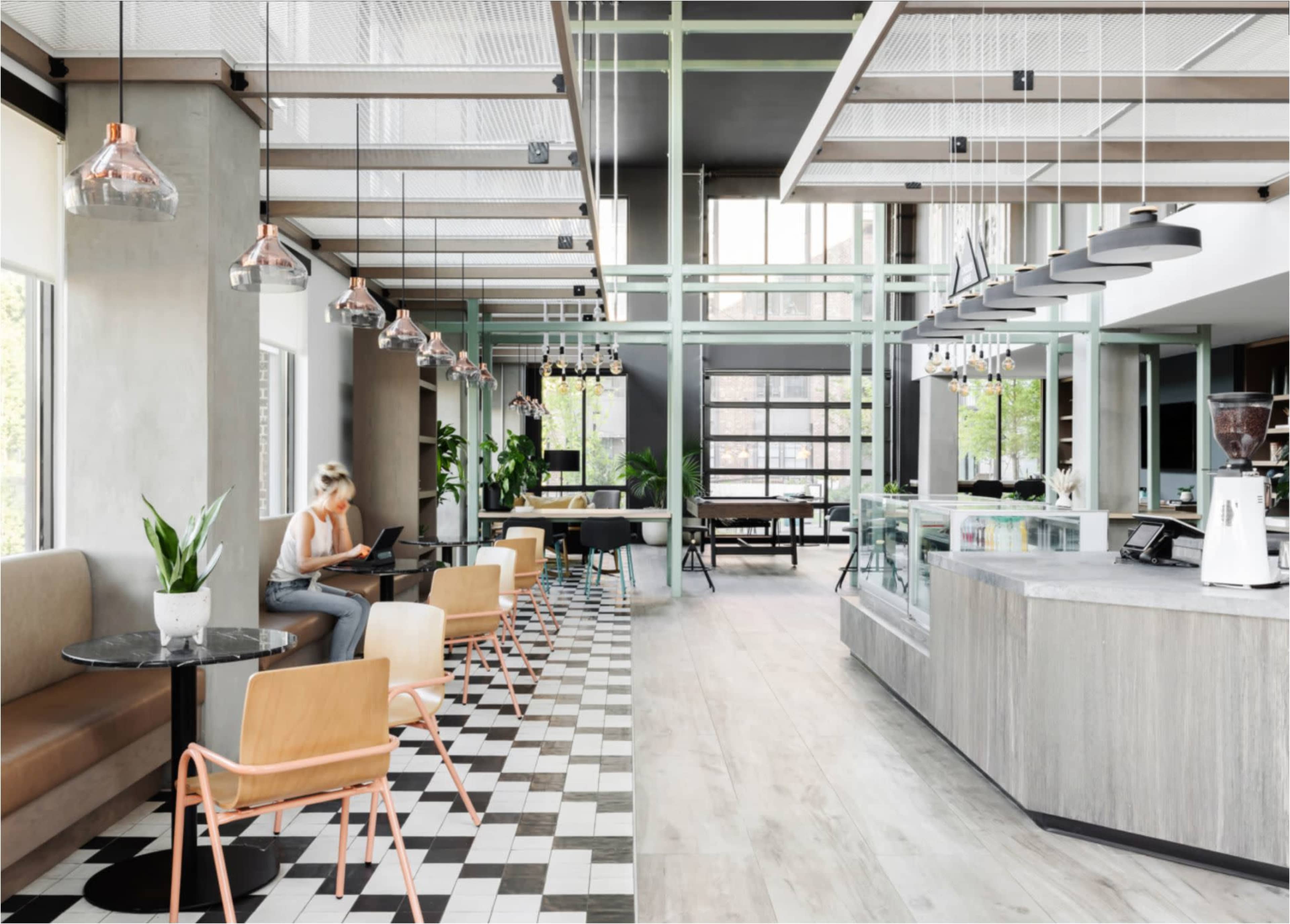 Airy & Modern Coffeehouse Image in York Road, charlotte, NC