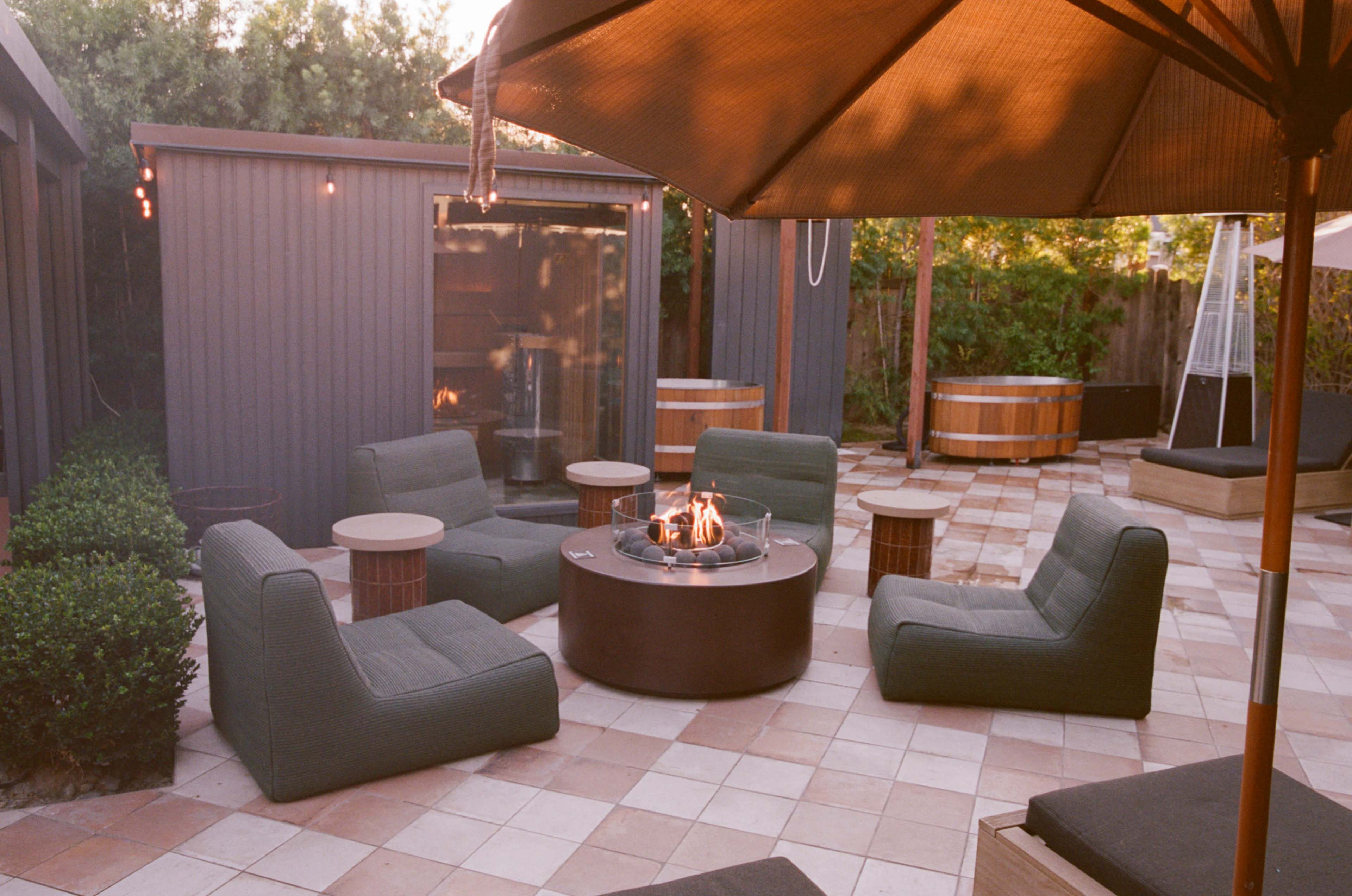 Design-Forward Wellness Space with Sauna, Cold Plunge & Indoor-Outdoor Space Image in East Side Costa Mesa, COSTA MESA, CA