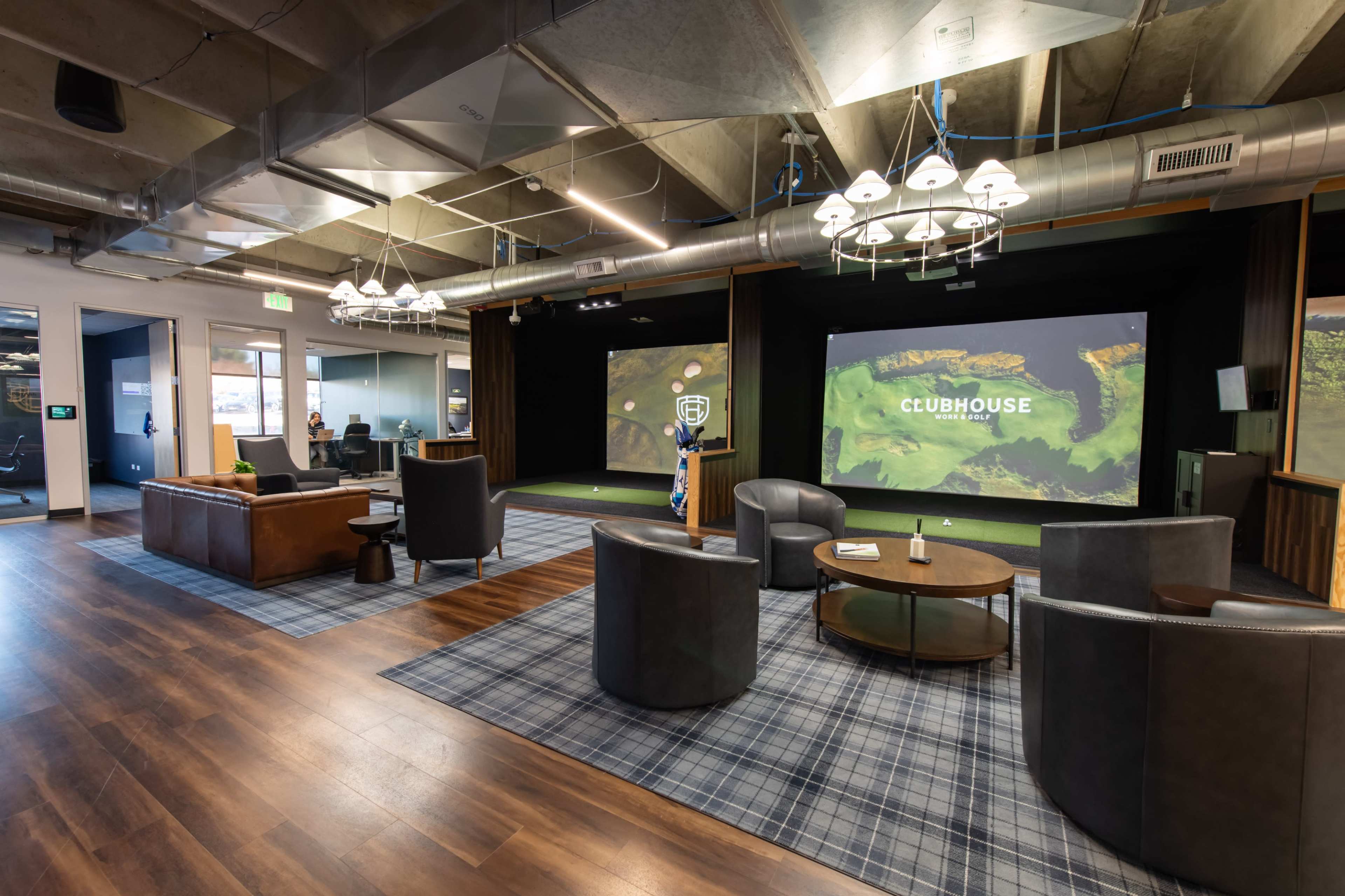 Event Space with Golf Simulators Image in Greenwood Village, Englewood, CO