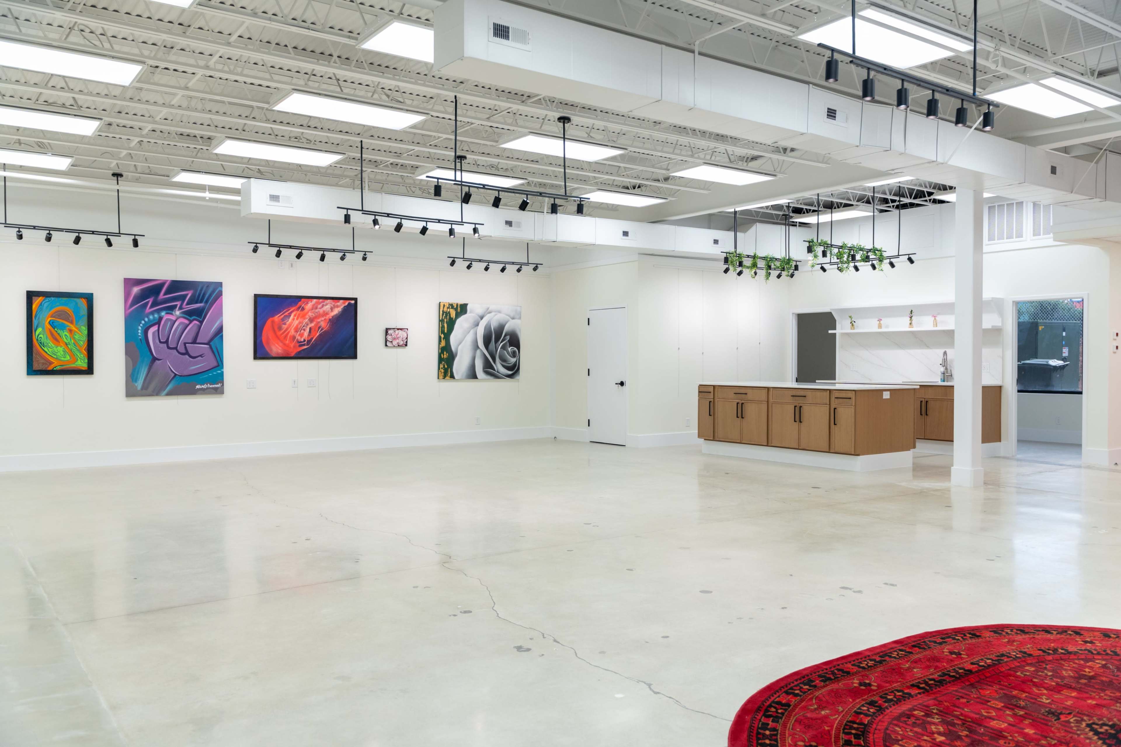 Modern industrial design event hall and gallery,  near down town Raleigh Image in Southwest Raleigh, Raleigh, NC