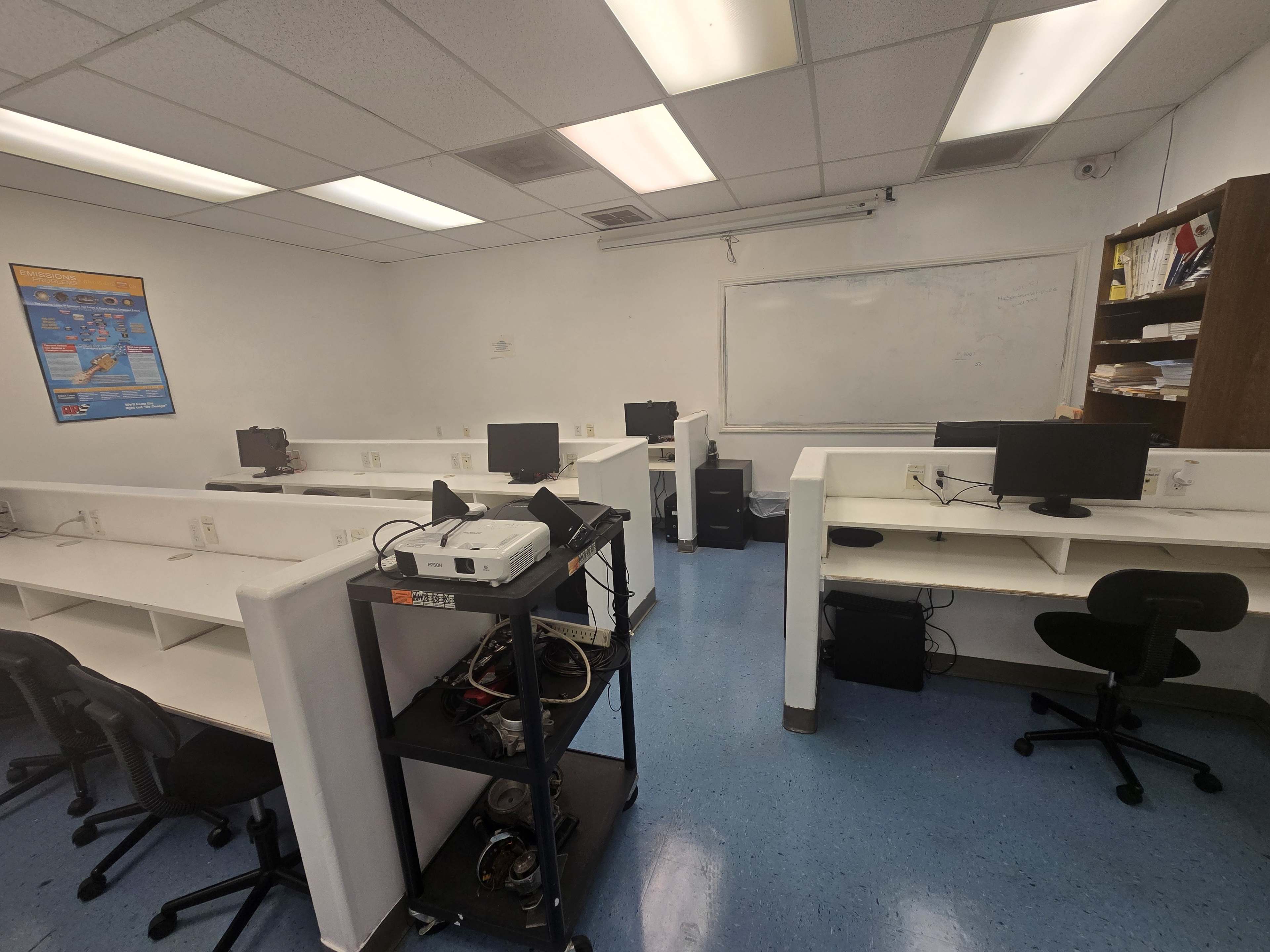 Location Van Nuys, near to the 405 and 170 freeways. Our classroom accommodates 25 people classroom style, we provide whiteboard, projector. Workshop/group room space. Image in Van Nuys, Van Nuys, CA