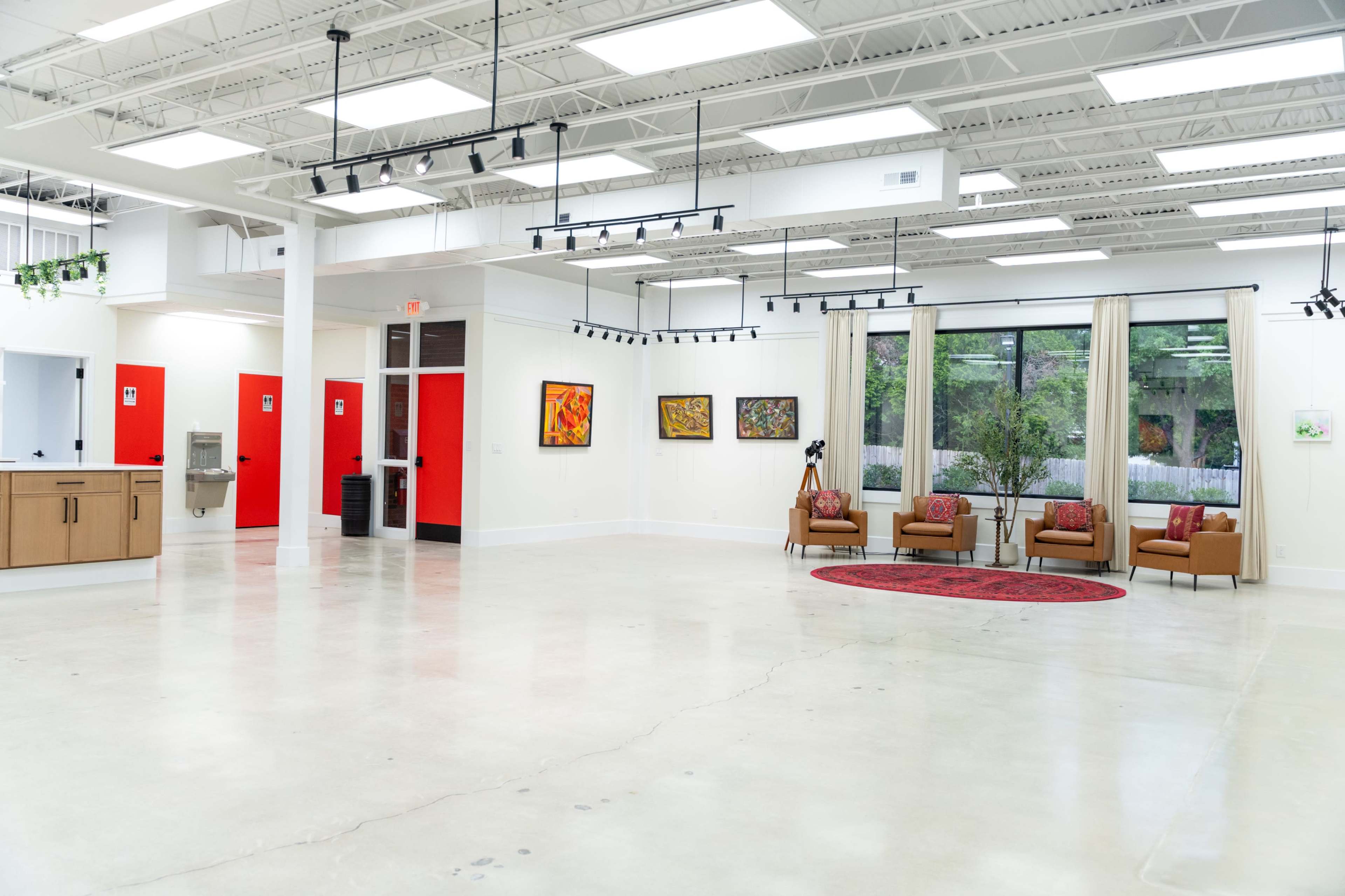 Modern industrial design event hall and gallery,  near down town Raleigh Image in Southwest Raleigh, Raleigh, NC