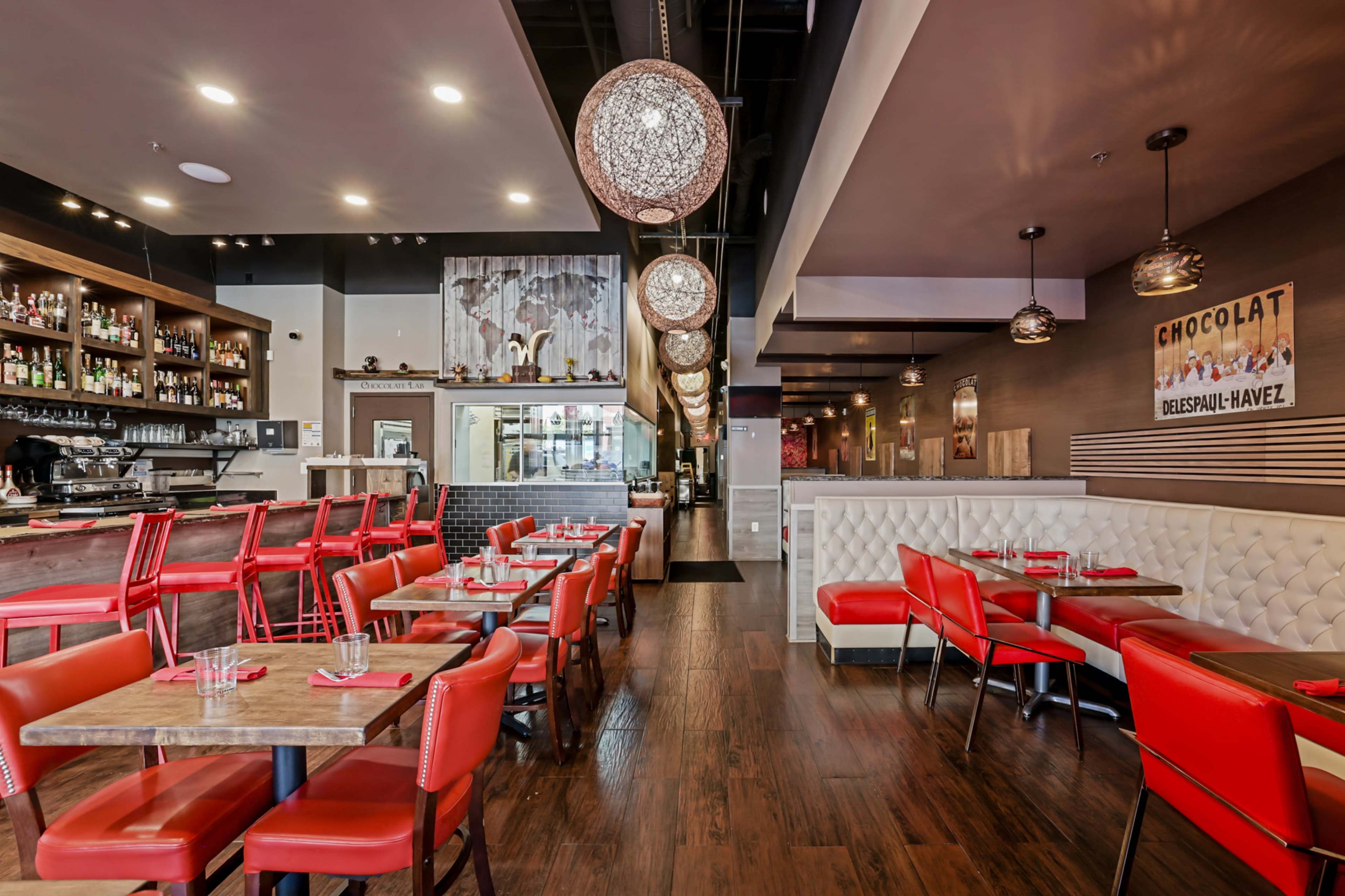 Elegant Urban Loft-Style Venue with Chocolate-Inspired Décor in Urban Leesburg Image in Leesburg, Leesburg, VA