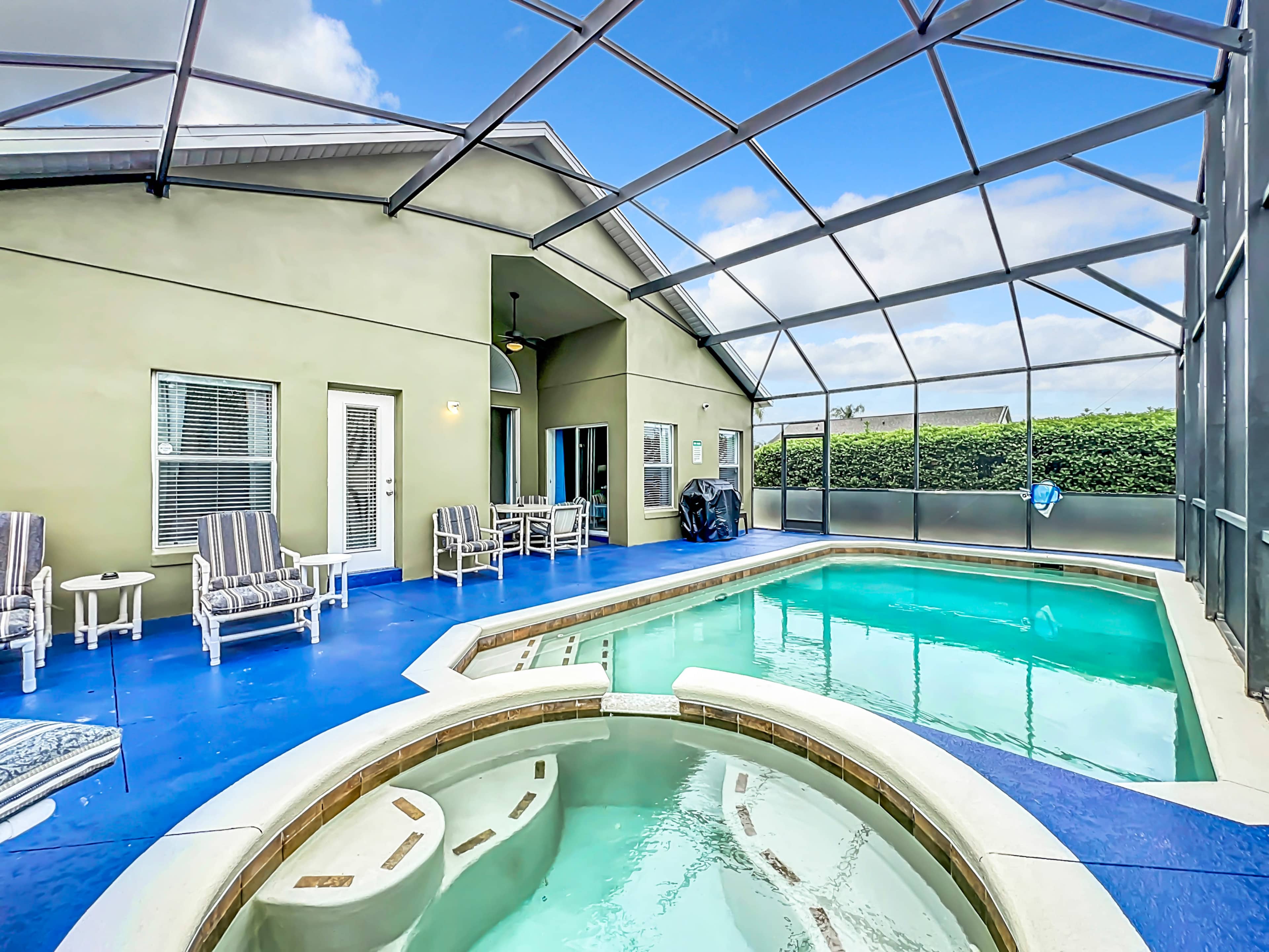 Beach Themed Vacation Pool Home Image in Four Corners, Clermont, FL