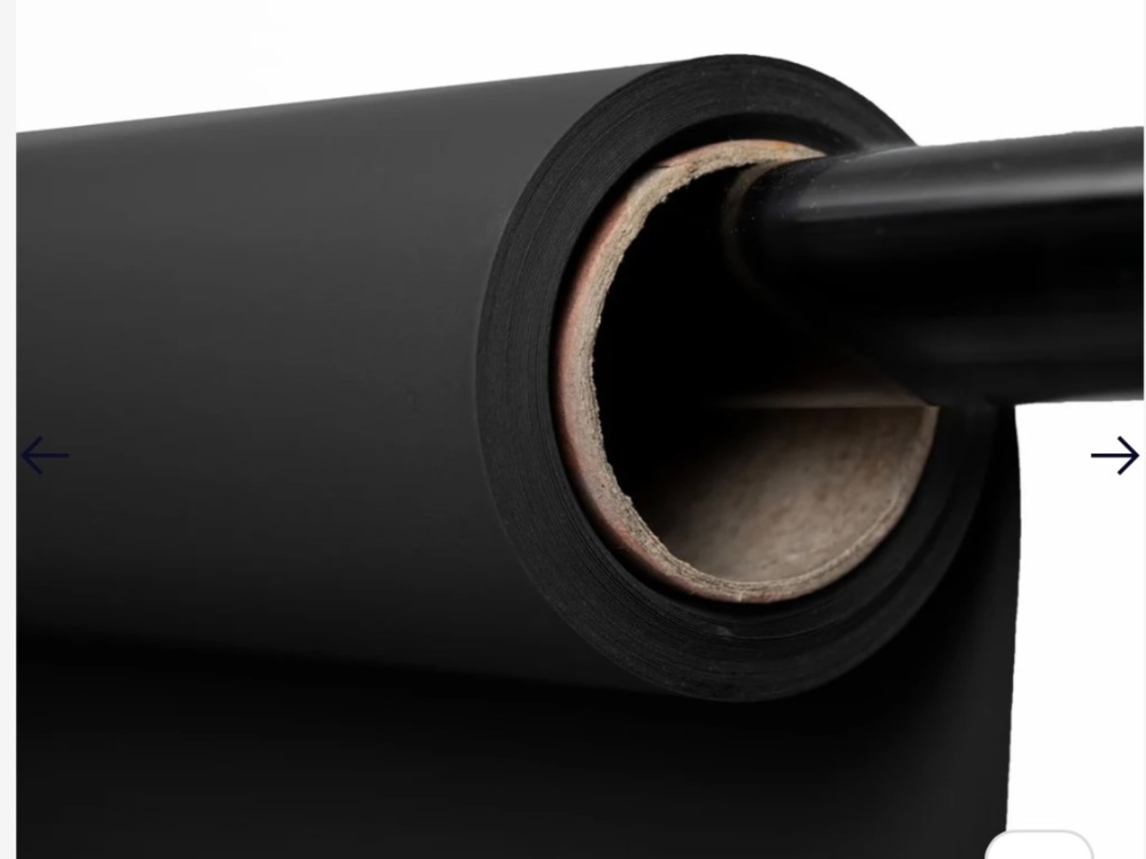 Black Seamless Paper Backdrop 