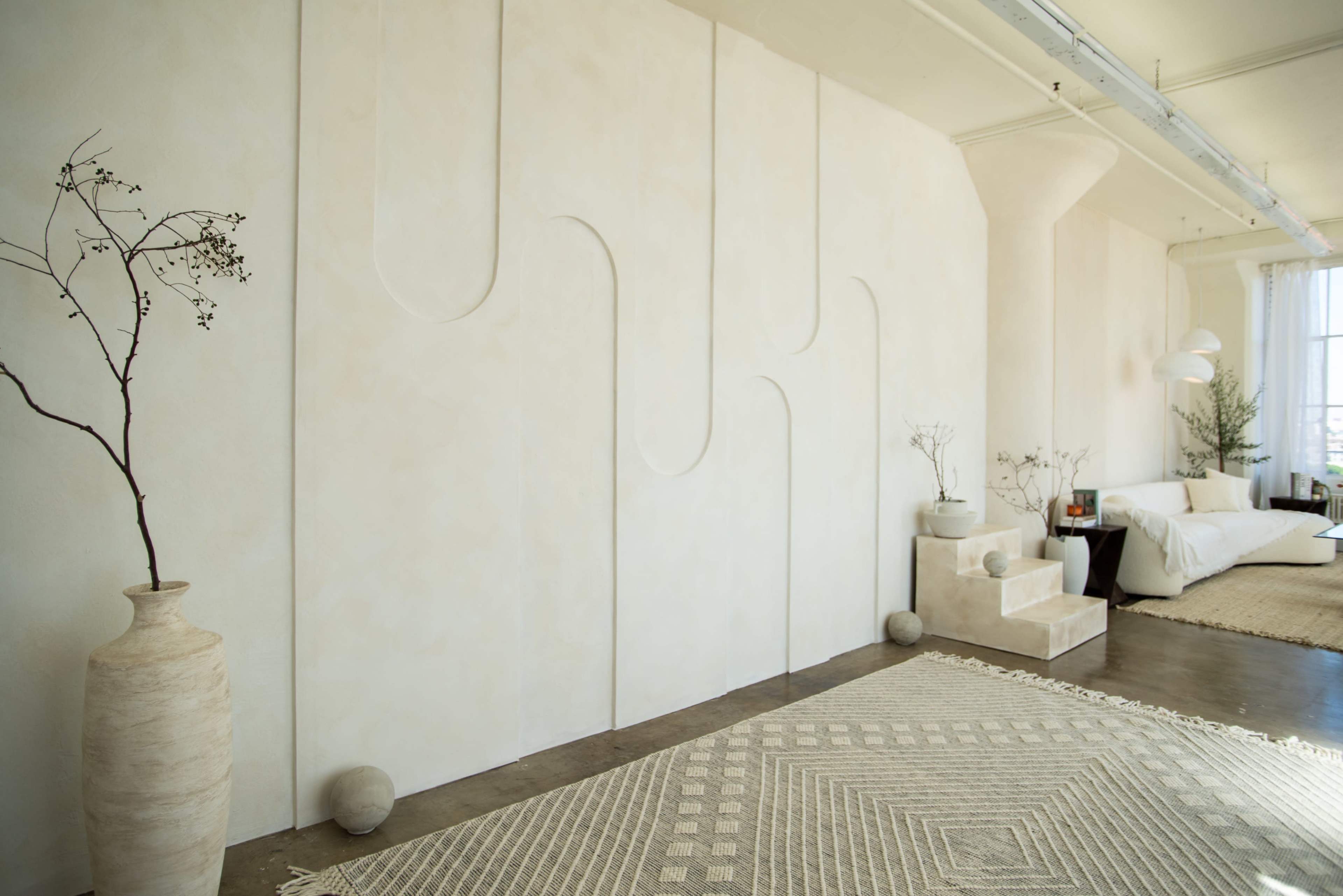 Bright Wabi Sabi Inspired Loft with Natural Decor Elements and Texture Image in Central LA, Los Angeles, CA