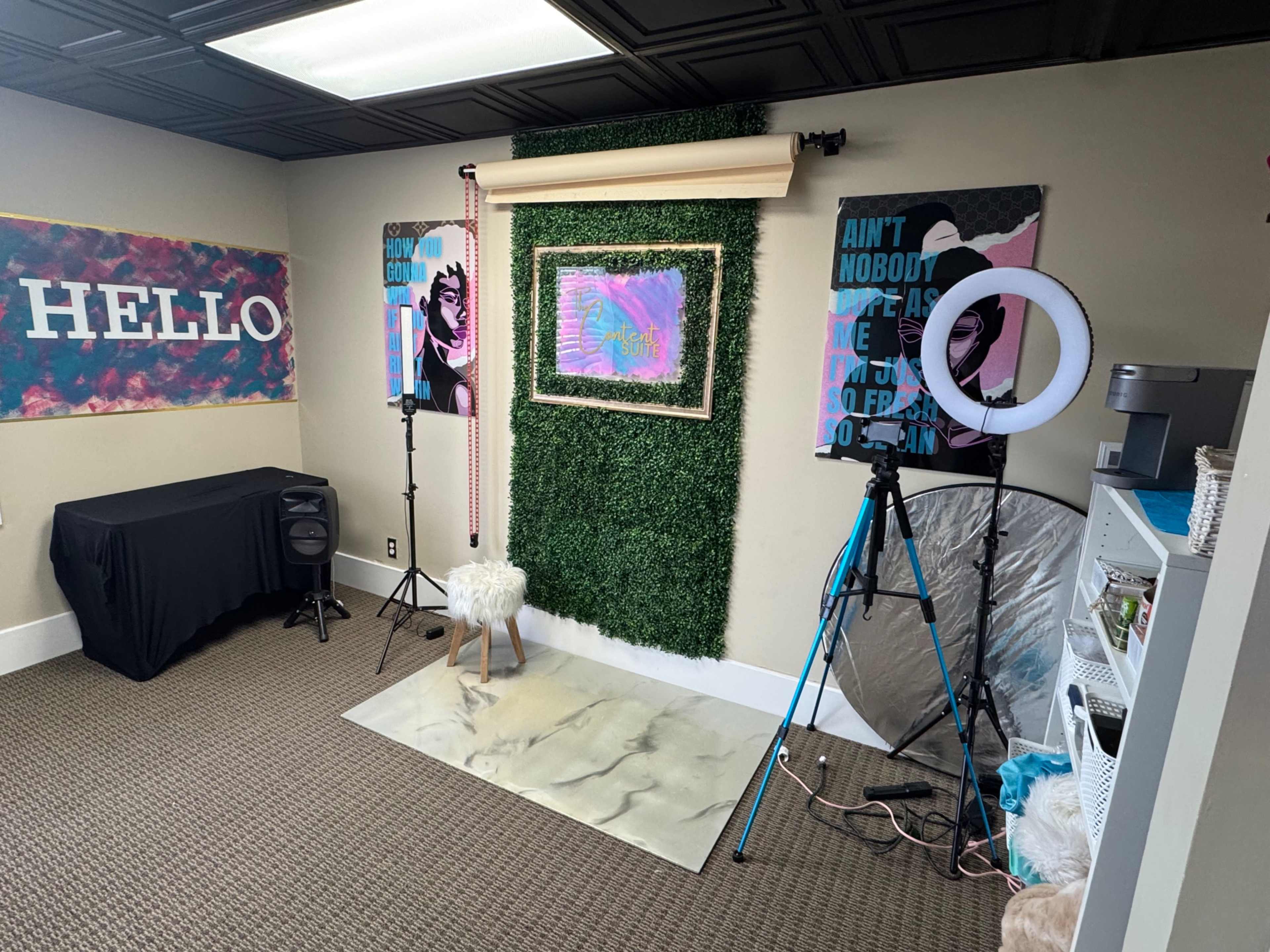 Unleash Your Creative Juices - Feminine Charm Meets Artistic Vibes- McDonough Square Content Suite Image in McDonough, McDonough, GA