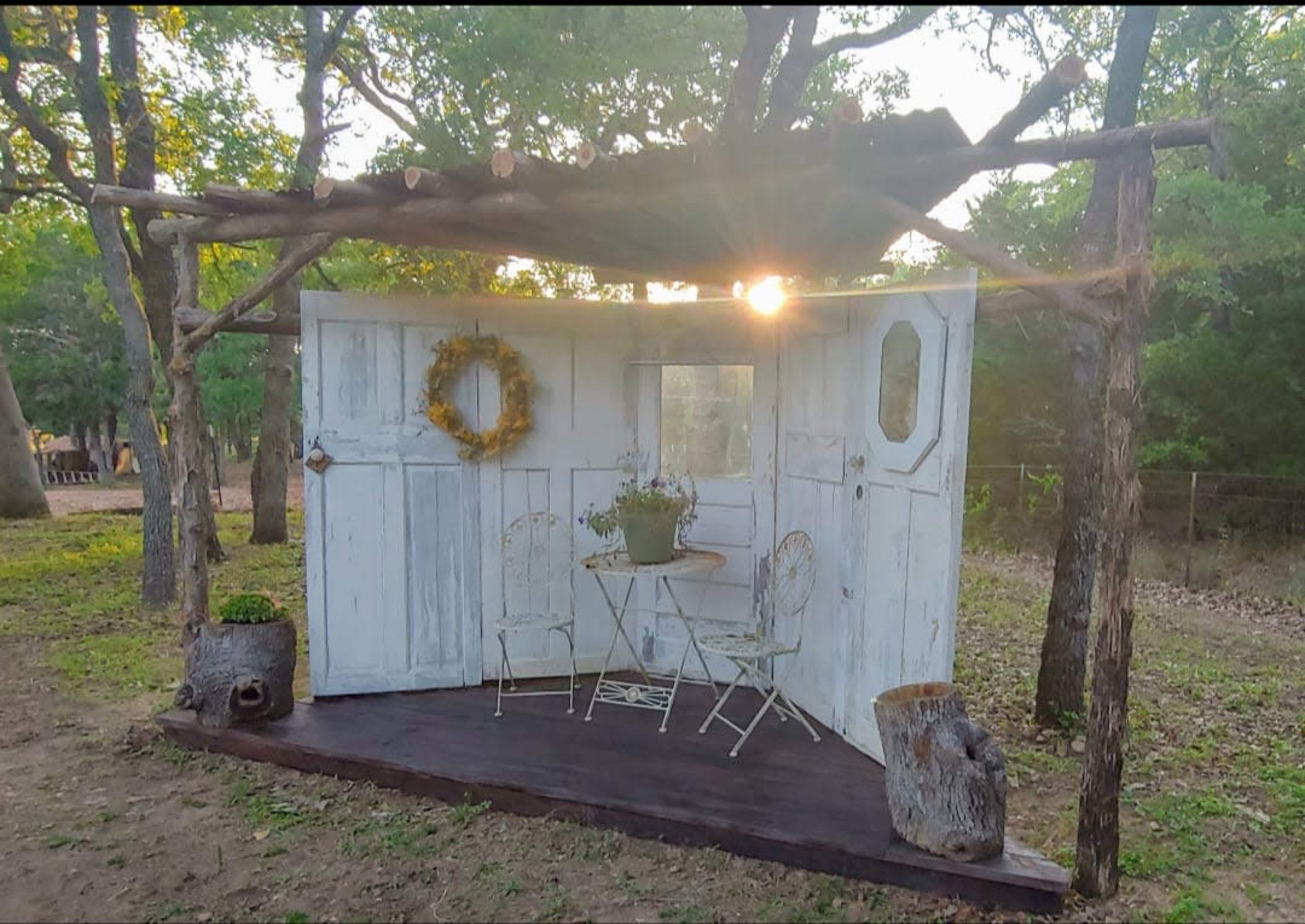 Quaint Backyard Wedding Space with Honeymoon suite Image in , Bastrop, TX
