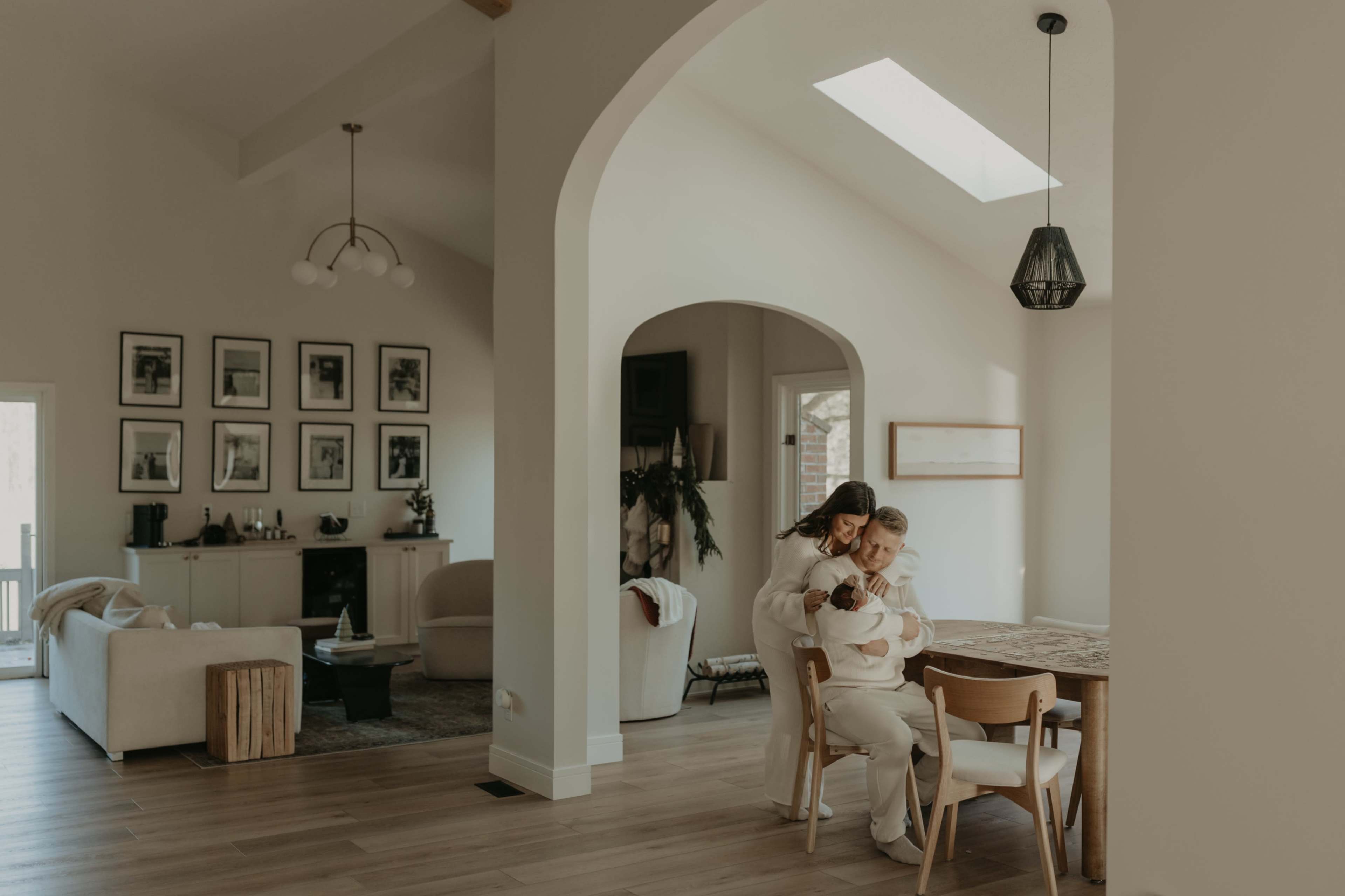 Natural Light and White Home with Barrel Sauna Image in Farmington, Farmington, NY