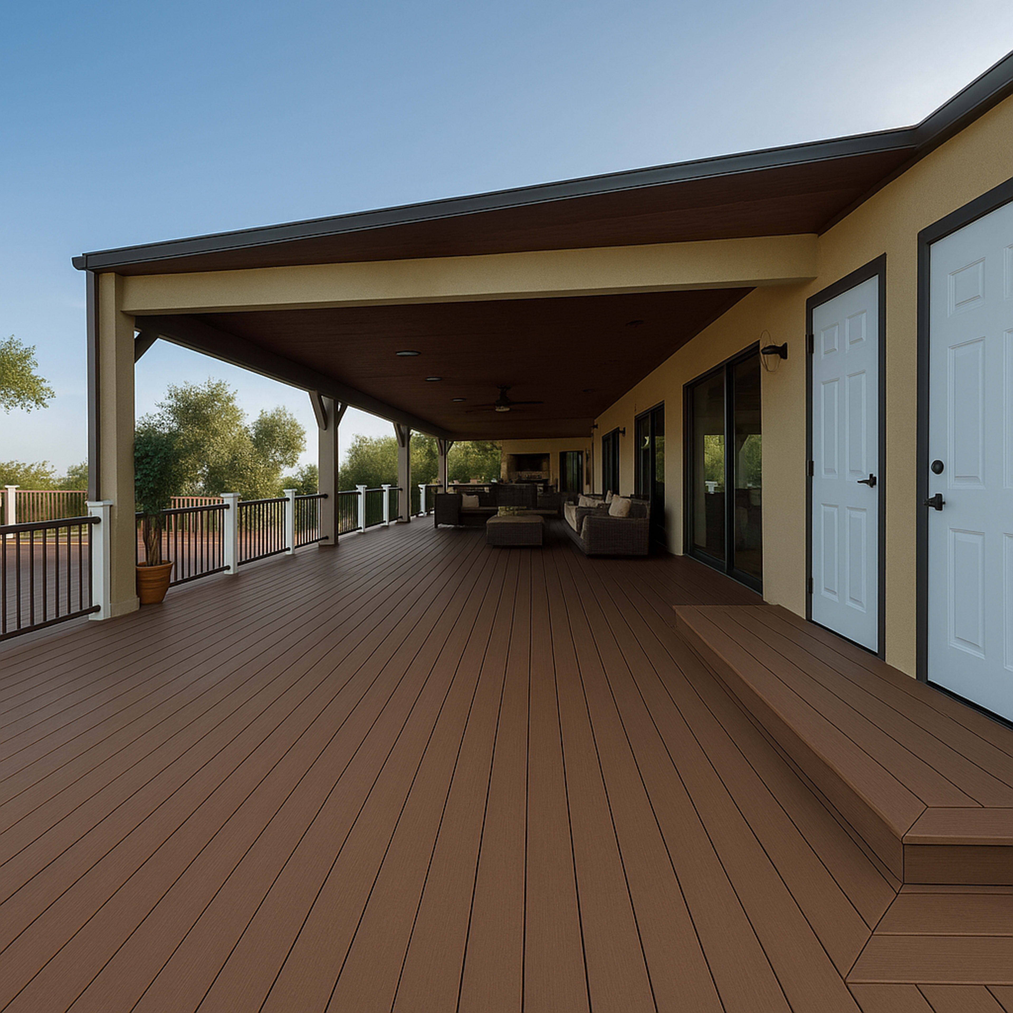 Large deck with a nice view Image in Granada Hills, Granada Hills, CA
